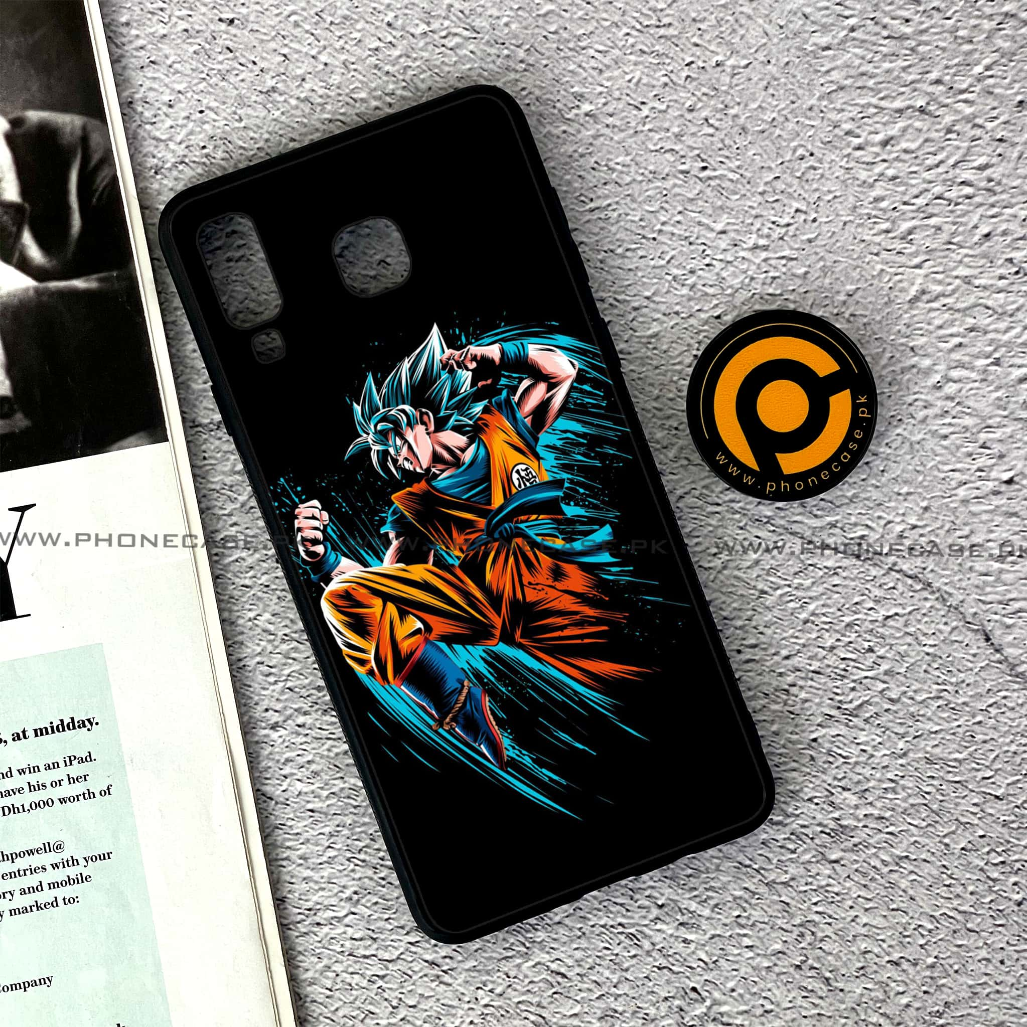 Samsung Galaxy A8 Star(A9 Star) - Anime 2.0 Series - Premium Printed Glass soft Bumper shock Proof Case