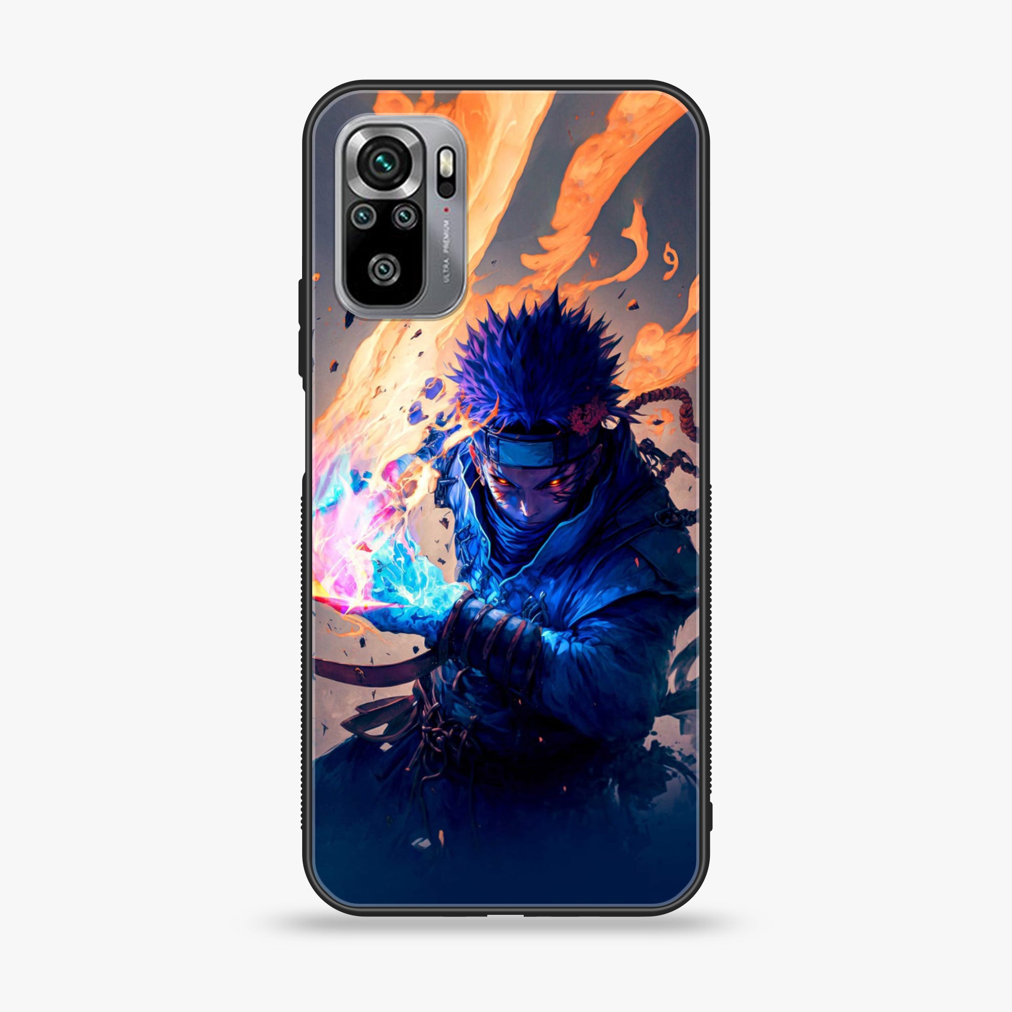 Xiaomi Redmi Note 10S- Anime 2.0 Series - Premium Printed Glass soft Bumper shock Proof Case