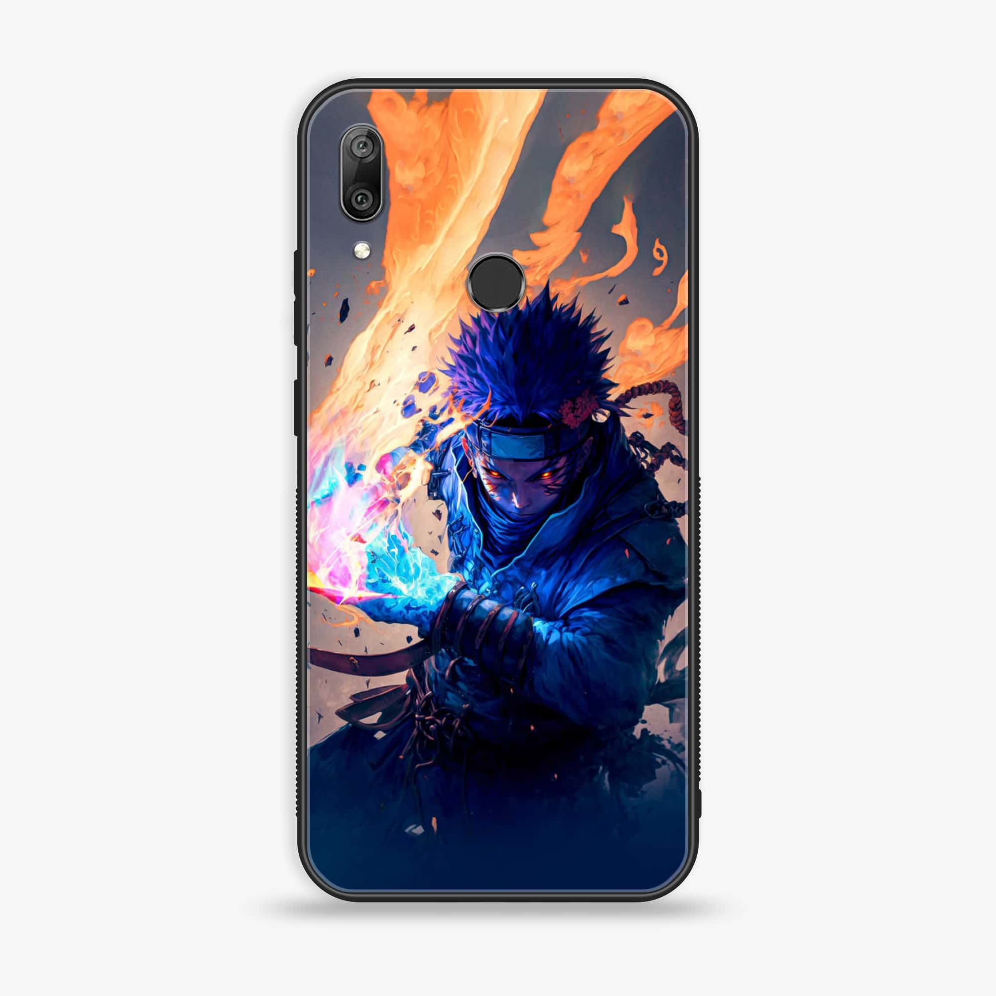 Huawei Y7 Prime (2019) - Anime 2.0 Series - Premium Printed Glass soft Bumper shock Proof Case