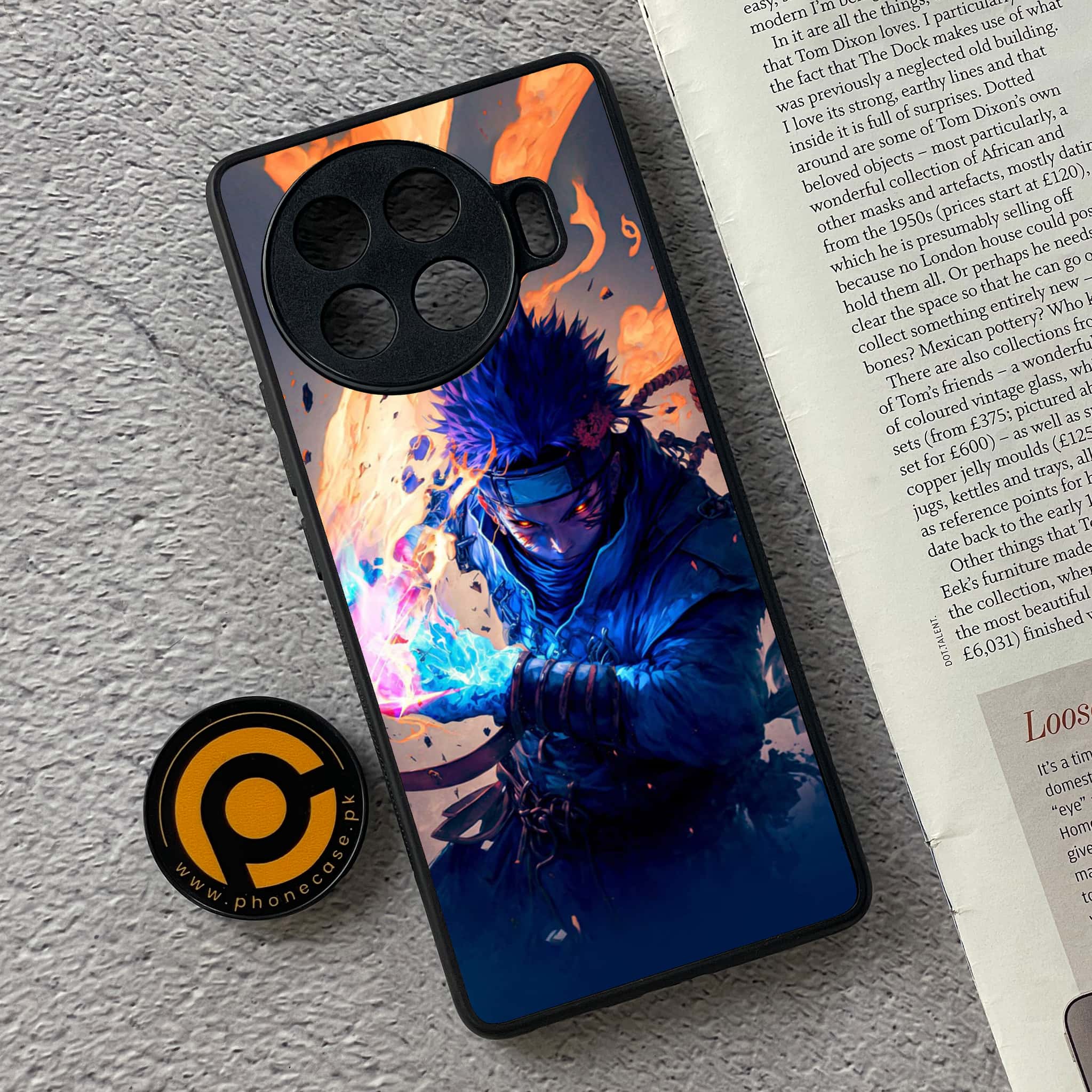 Tecno Spark 20 pro plus - Anime 2.0 Series - Premium Metal Printed soft Bumper shock Proof Case