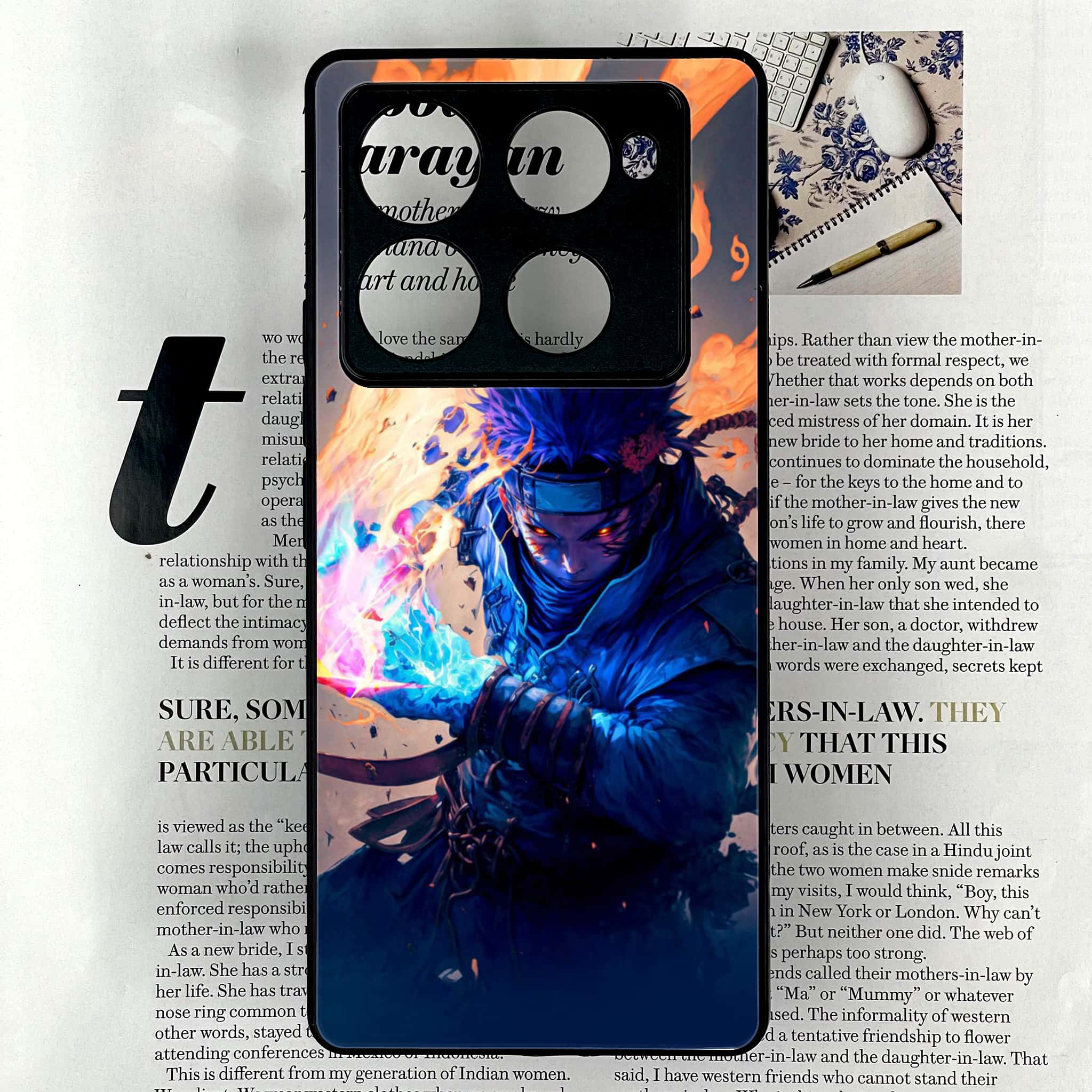 Infinix Note 40 Pro Plus - Anime 2.0 Series - Premium Metal Printed soft Bumper shock Proof Case