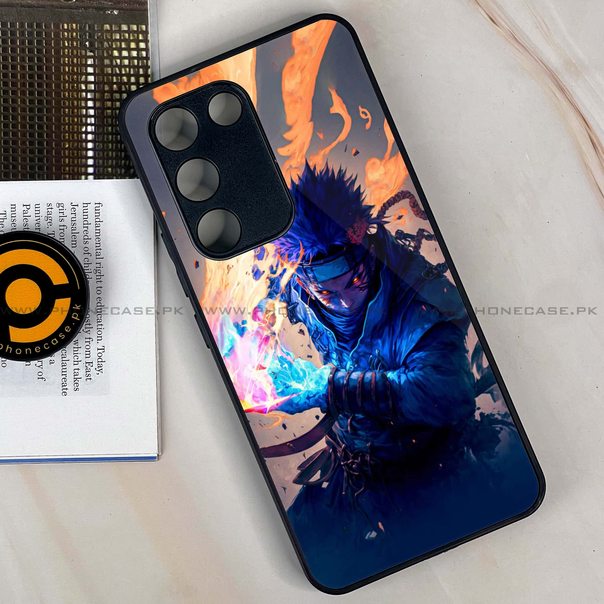 Vivo Y100 -  Anime 2.0 Series - Premium Printed Glass soft Bumper shock Proof Case