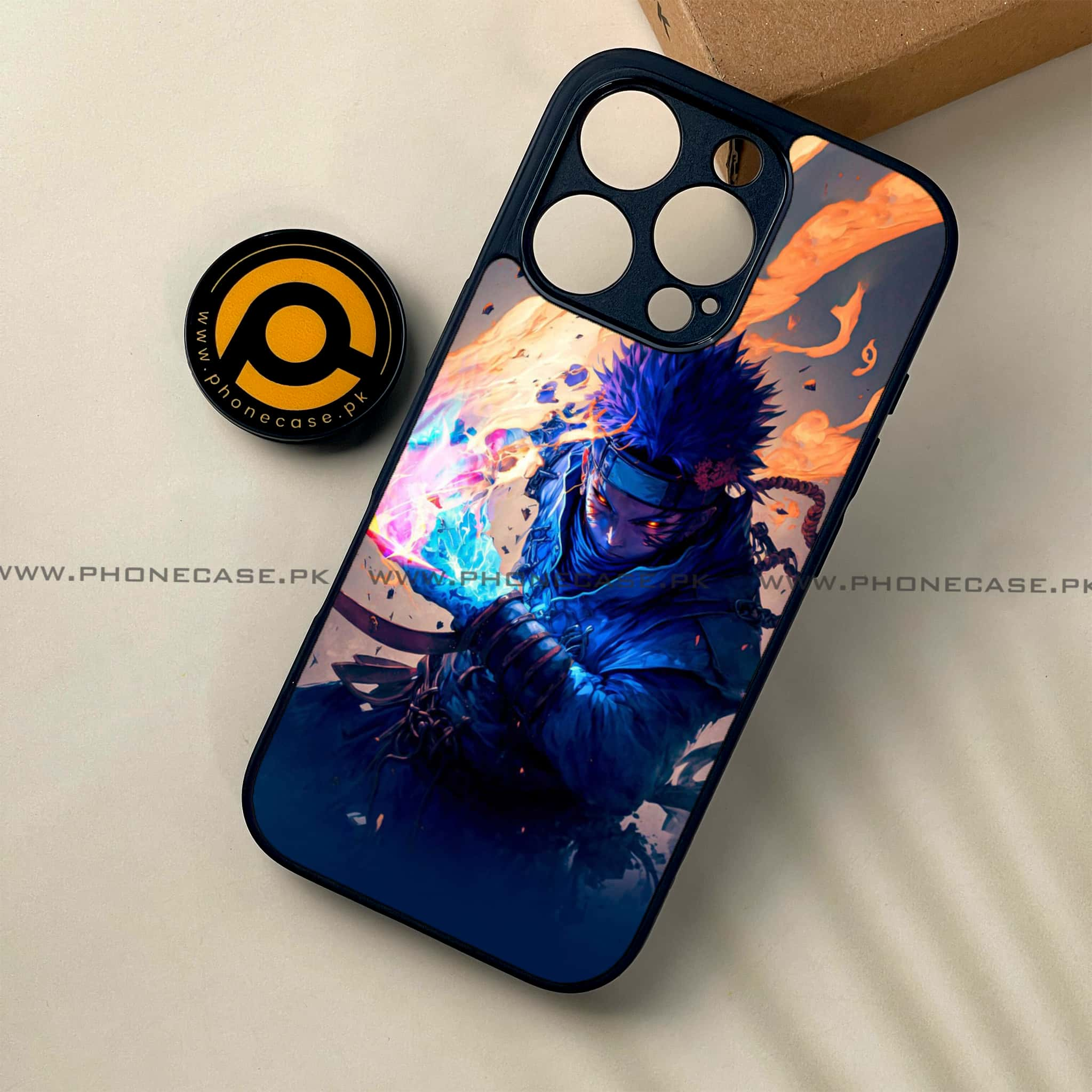 iPhone 16 Pro - Anime 2.0 Series - Premium Printed Glass soft Bumper shock Proof Case