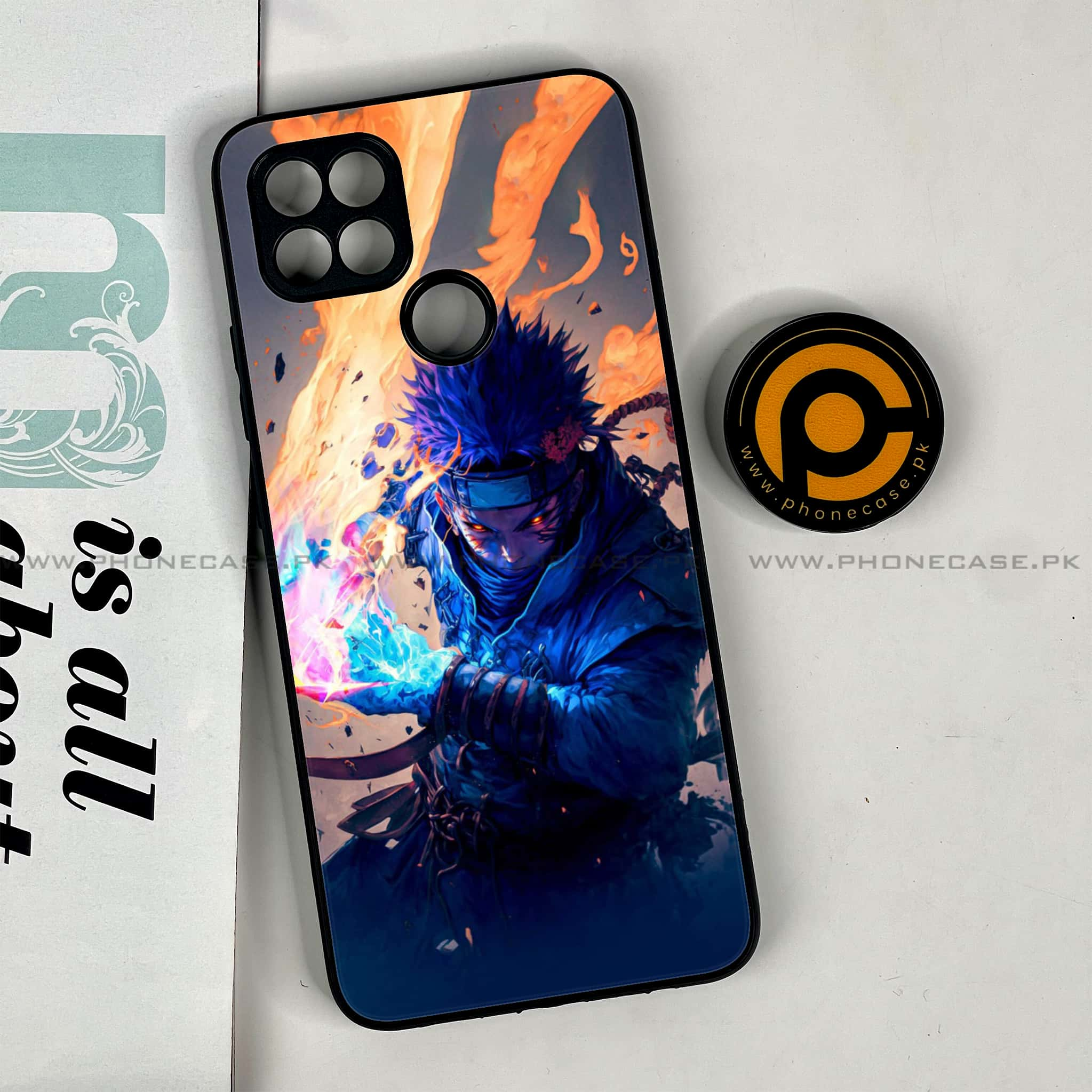 Oppo A15s - Anime 2.0 Series - Premium Printed Glass soft Bumper shock Proof Case