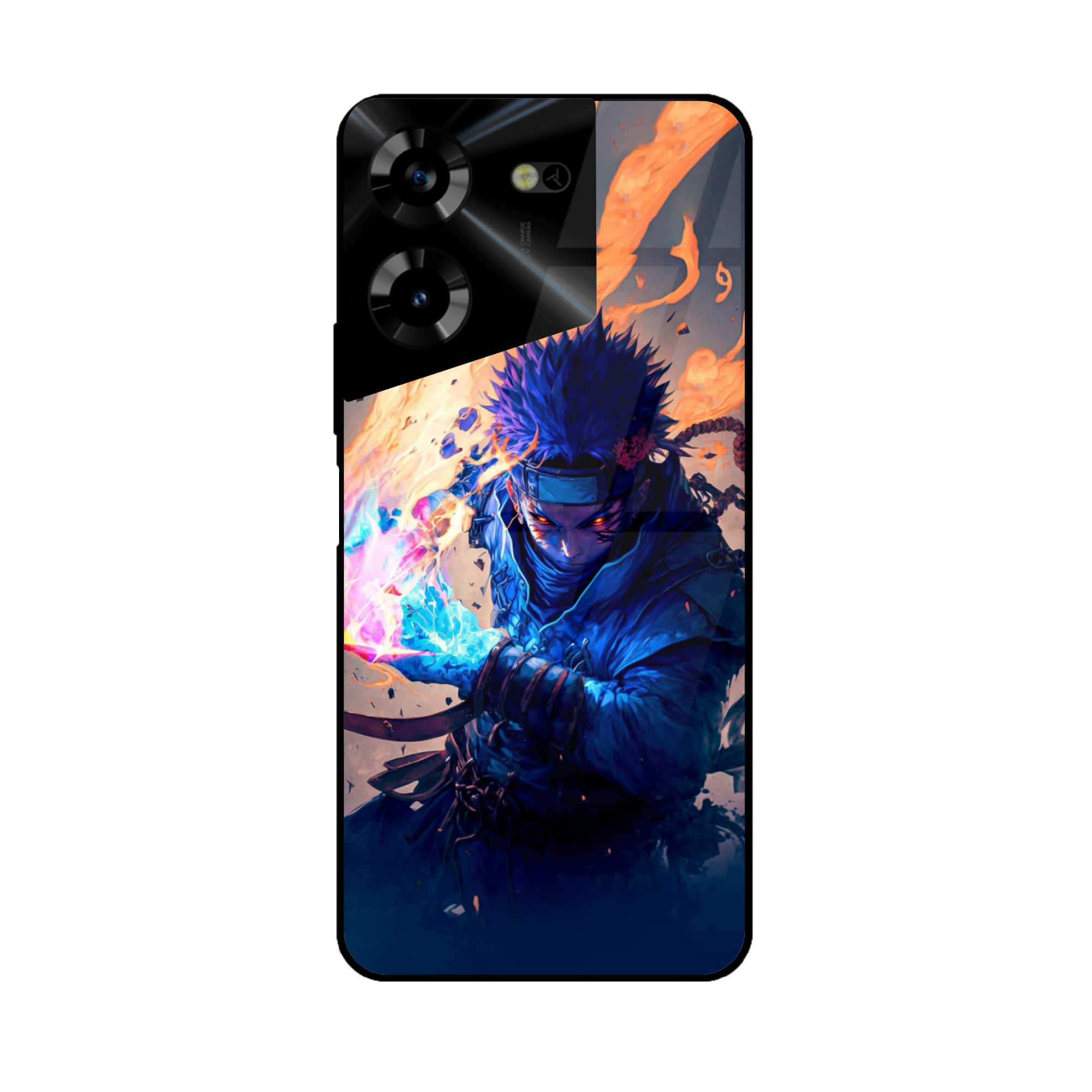 Tecno Pova 5 Pro - Anime 2.0 Series - Premium Printed Glass soft Bumper shock Proof Case