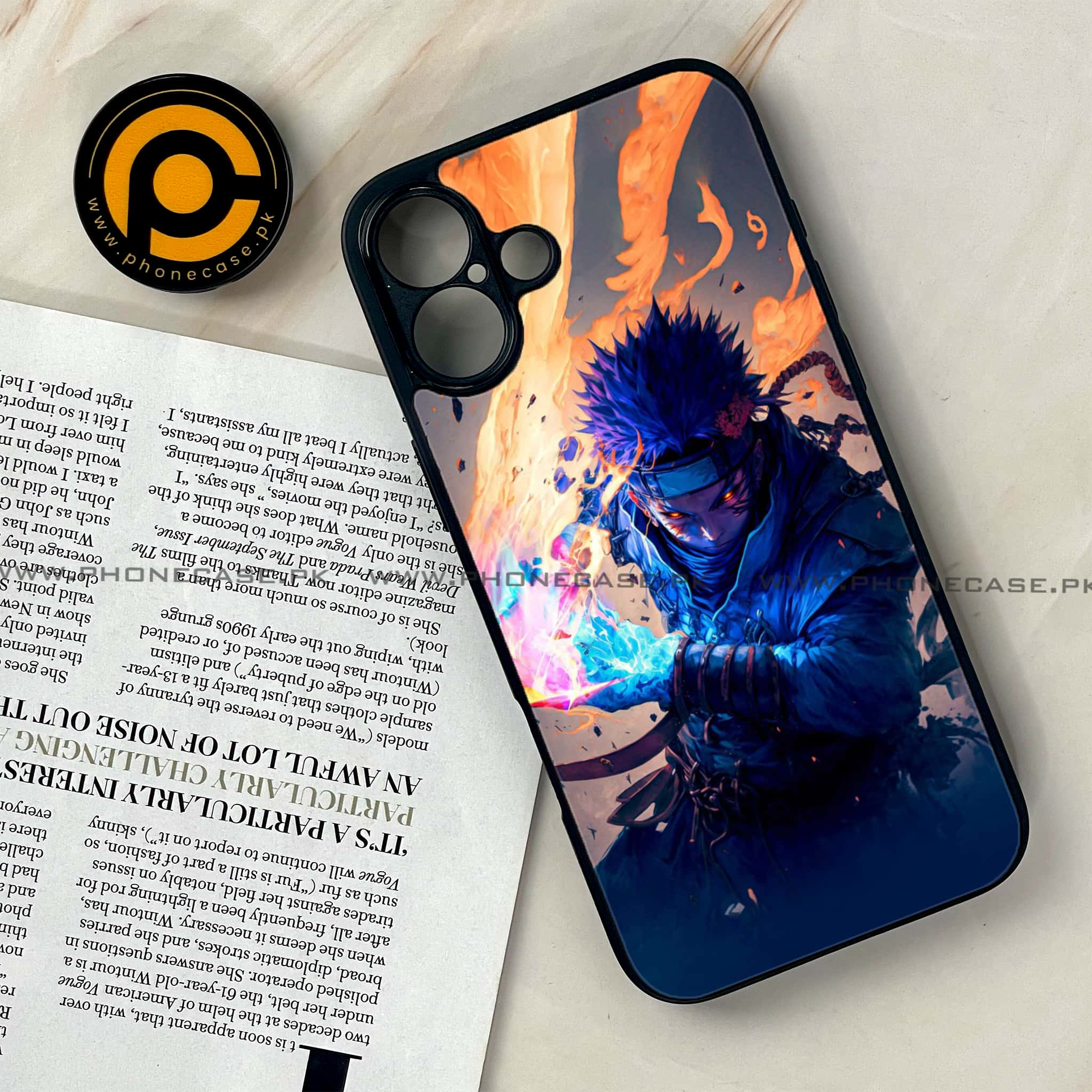 iPhone 16 Plus - Anime 2.0 Series - Premium Printed Glass soft Bumper shock Proof Case