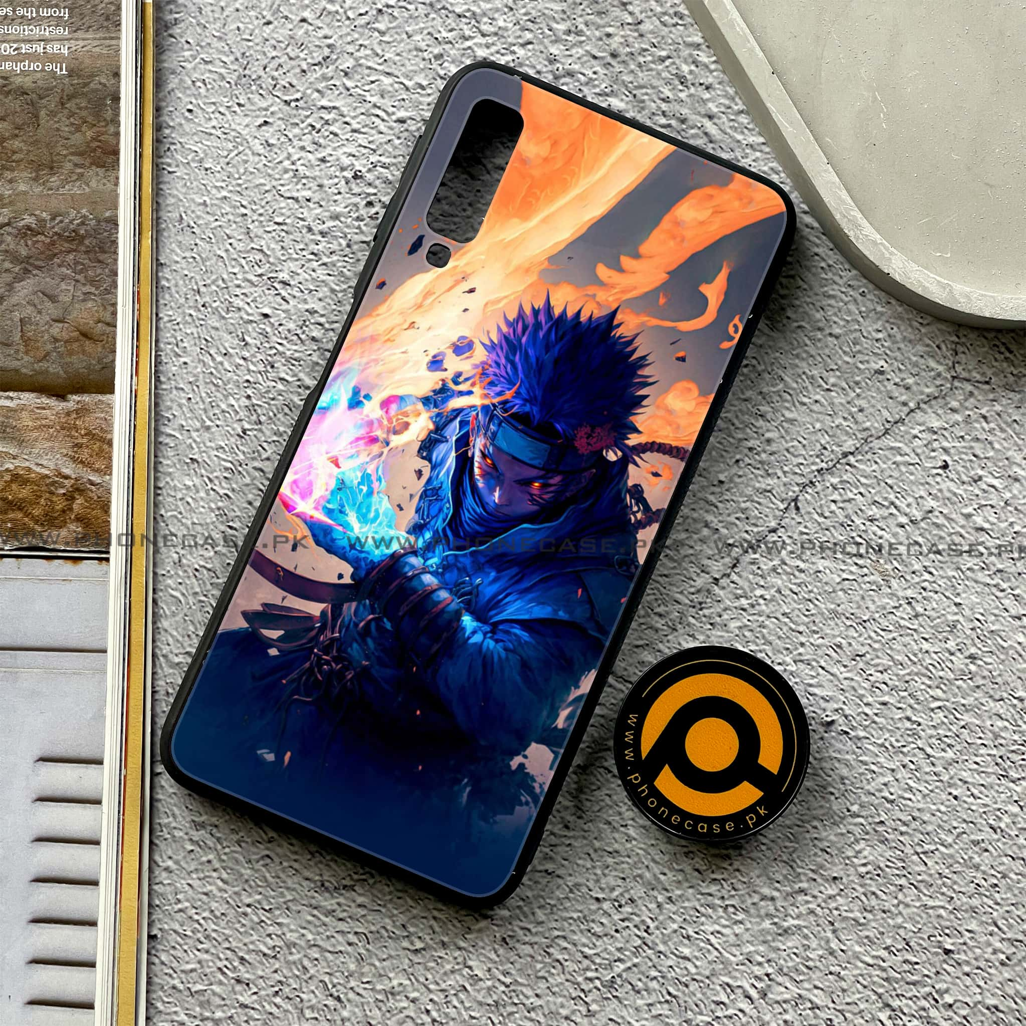 Galaxy A7 2018 - Anime 2.0 Series - Premium Printed Metal soft Bumper shock Proof Case