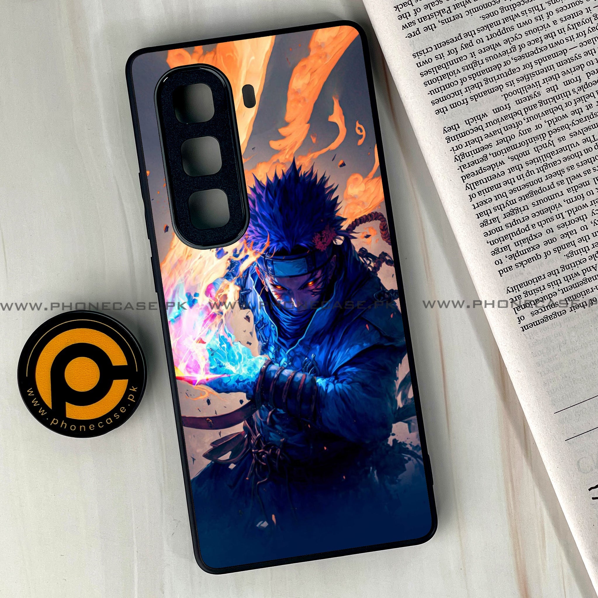 Infinix Hot 60 Pro Plus - Anime 2.0 Series - Premium Metal Printed soft Bumper shock Proof Case
