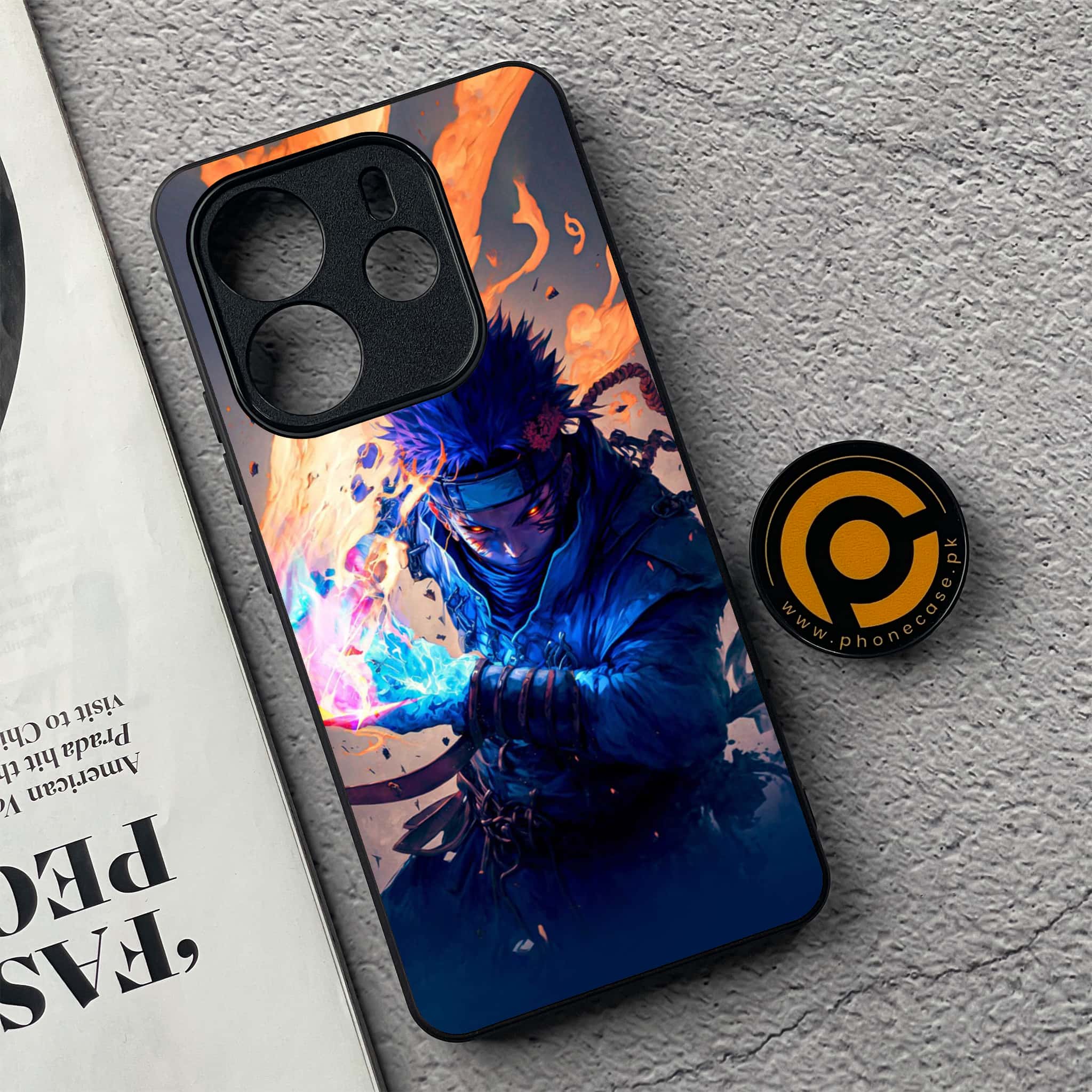 Xiaomi Redmi Note 14 - Anime 2.0 Series - Premium Printed Glass soft Bumper shock Proof Case
