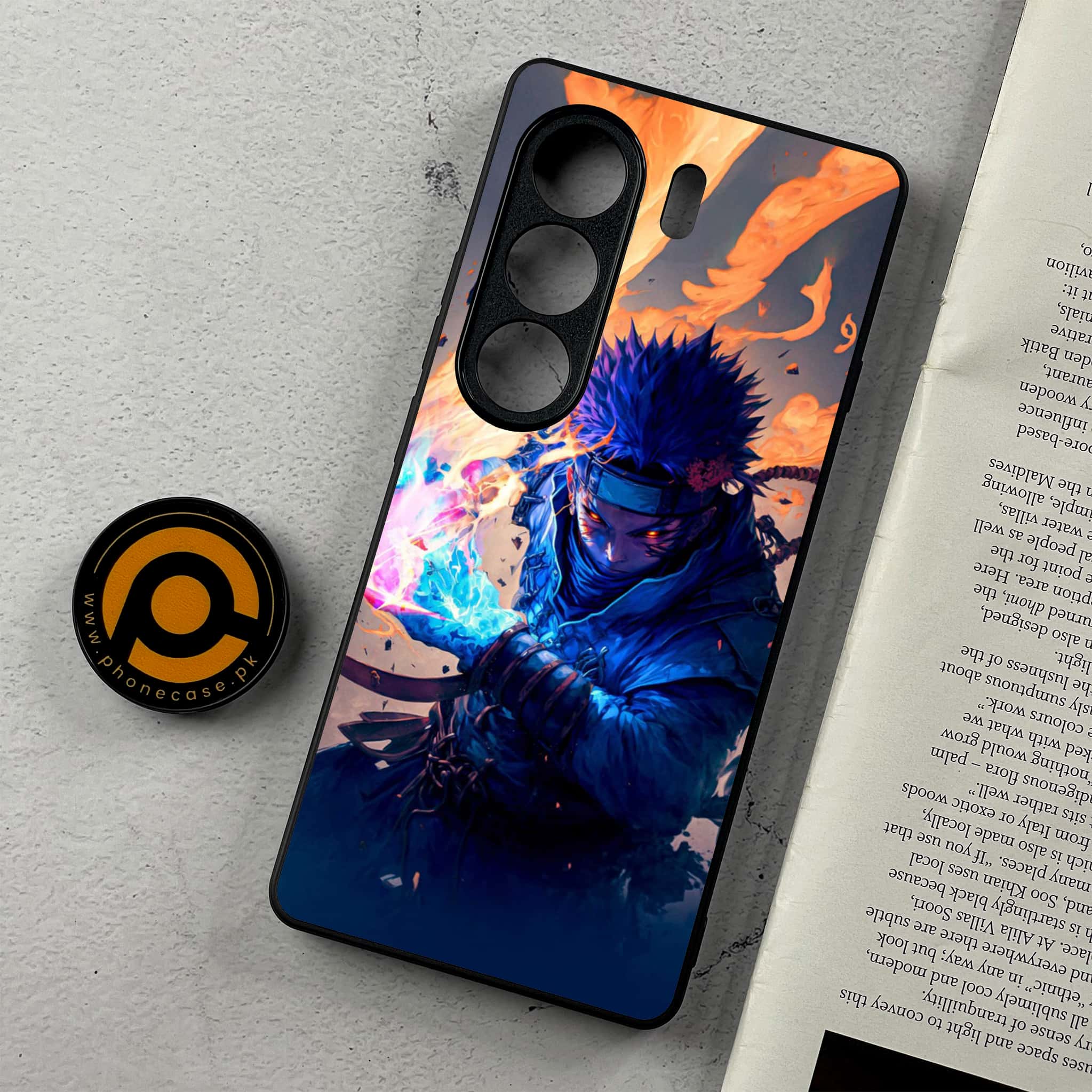 Tecno Camon 40 - Anime 2.0 Series - Premium Metal Printed Soft Bumper Shockproof Case