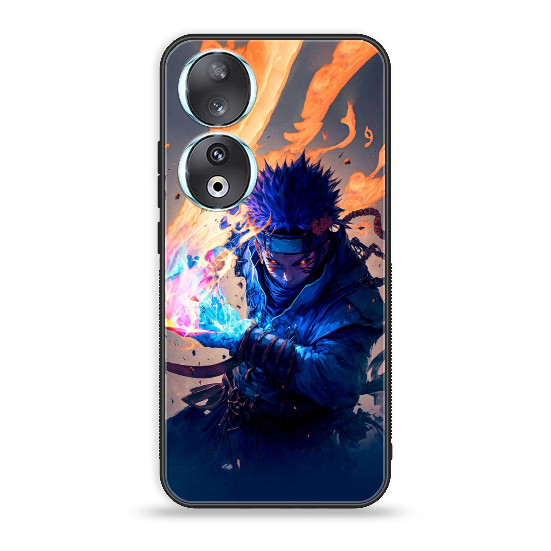 Huawei Honor 90 - Anime 2.0 Series - Premium Printed Glass soft Bumper shock Proof Case