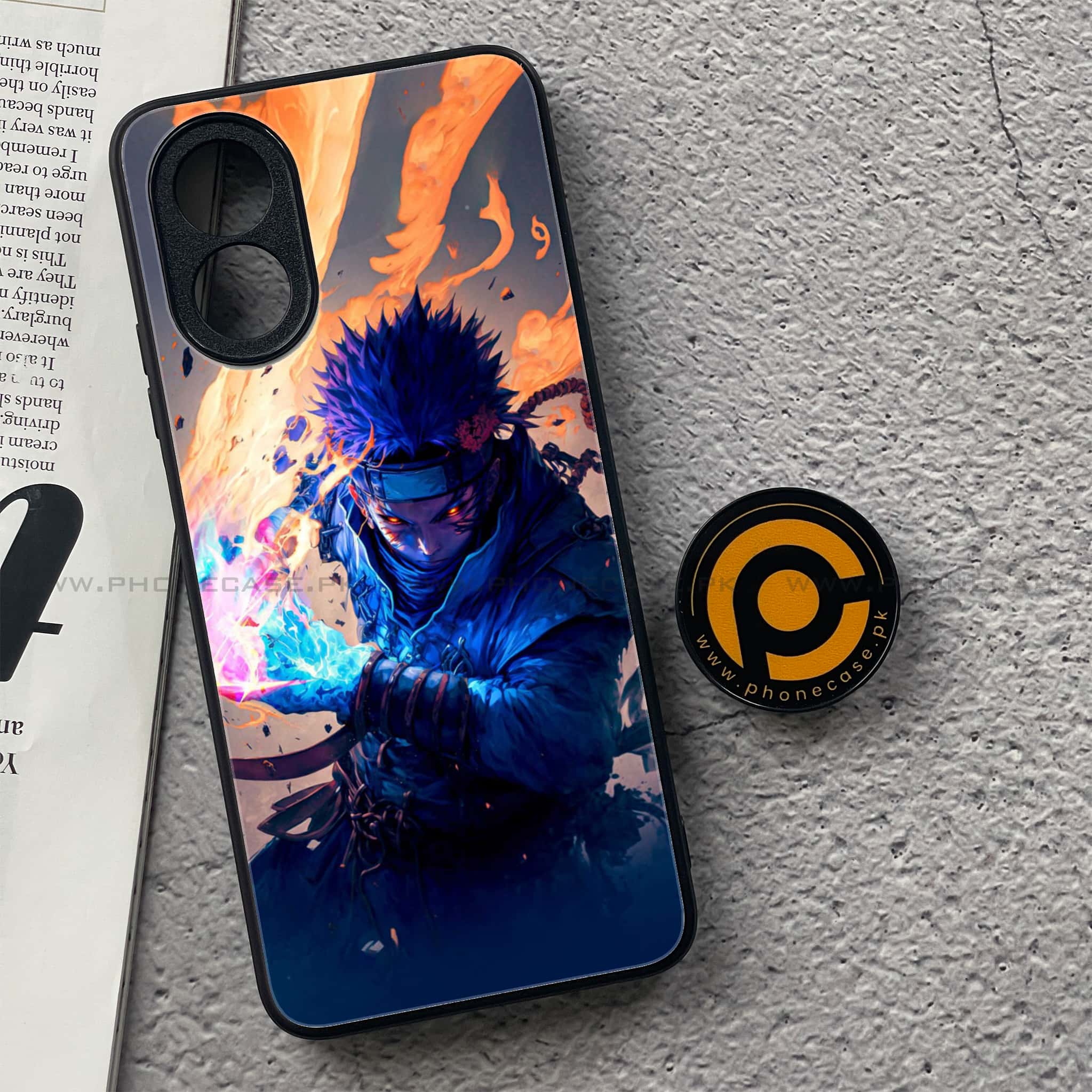 Oppo A18 4G - Anime 2.0 Series - Premium Printed Glass soft Bumper shock Proof Case