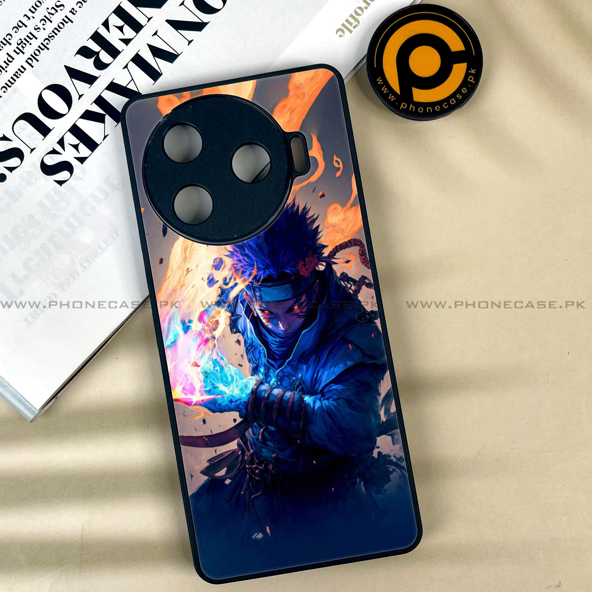 Tecno Camon 30 Pro - Anime 2.0 Series - Premium Printed Glass soft Bumper shock Proof Case