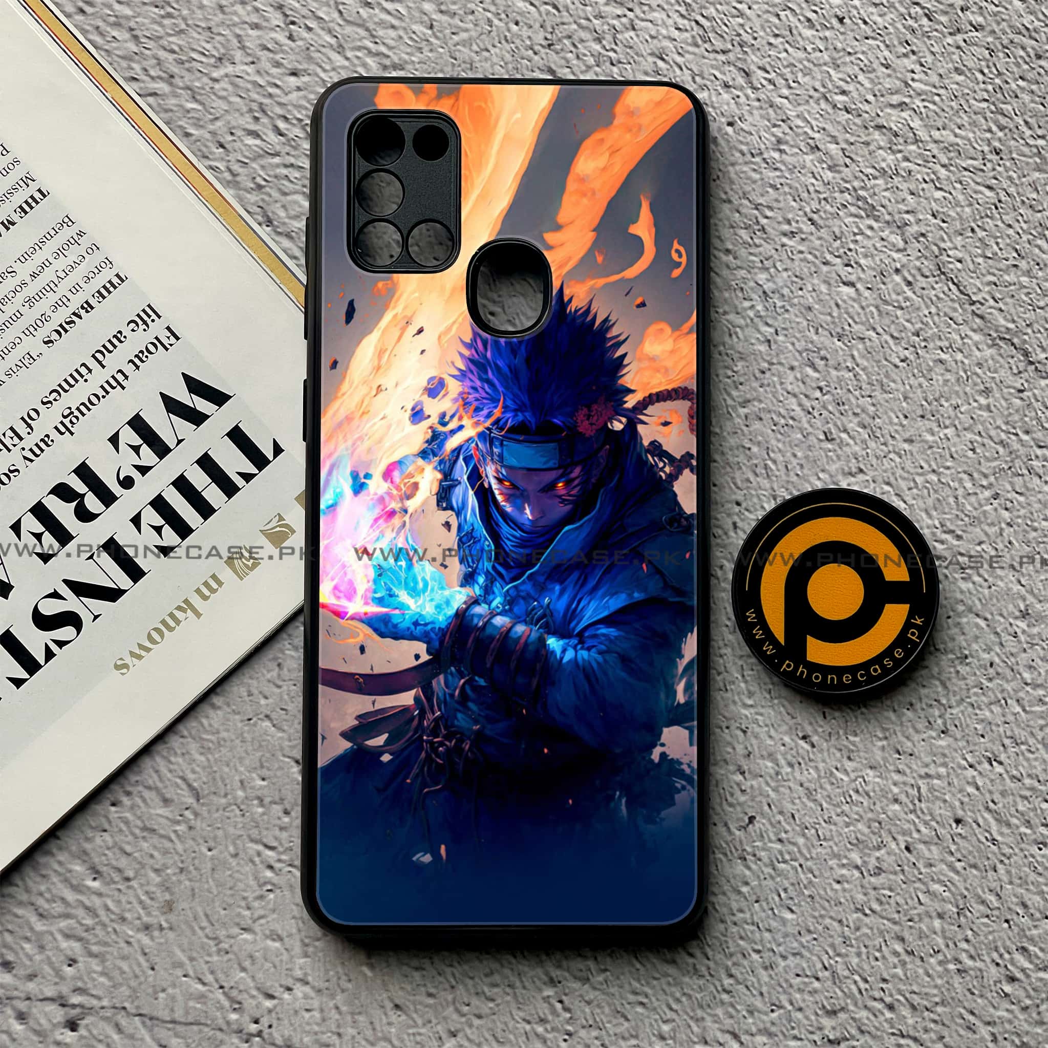 Samsung Galaxy A21s - Anime 2.0 Series - Premium Printed Glass soft Bumper shock Proof Case