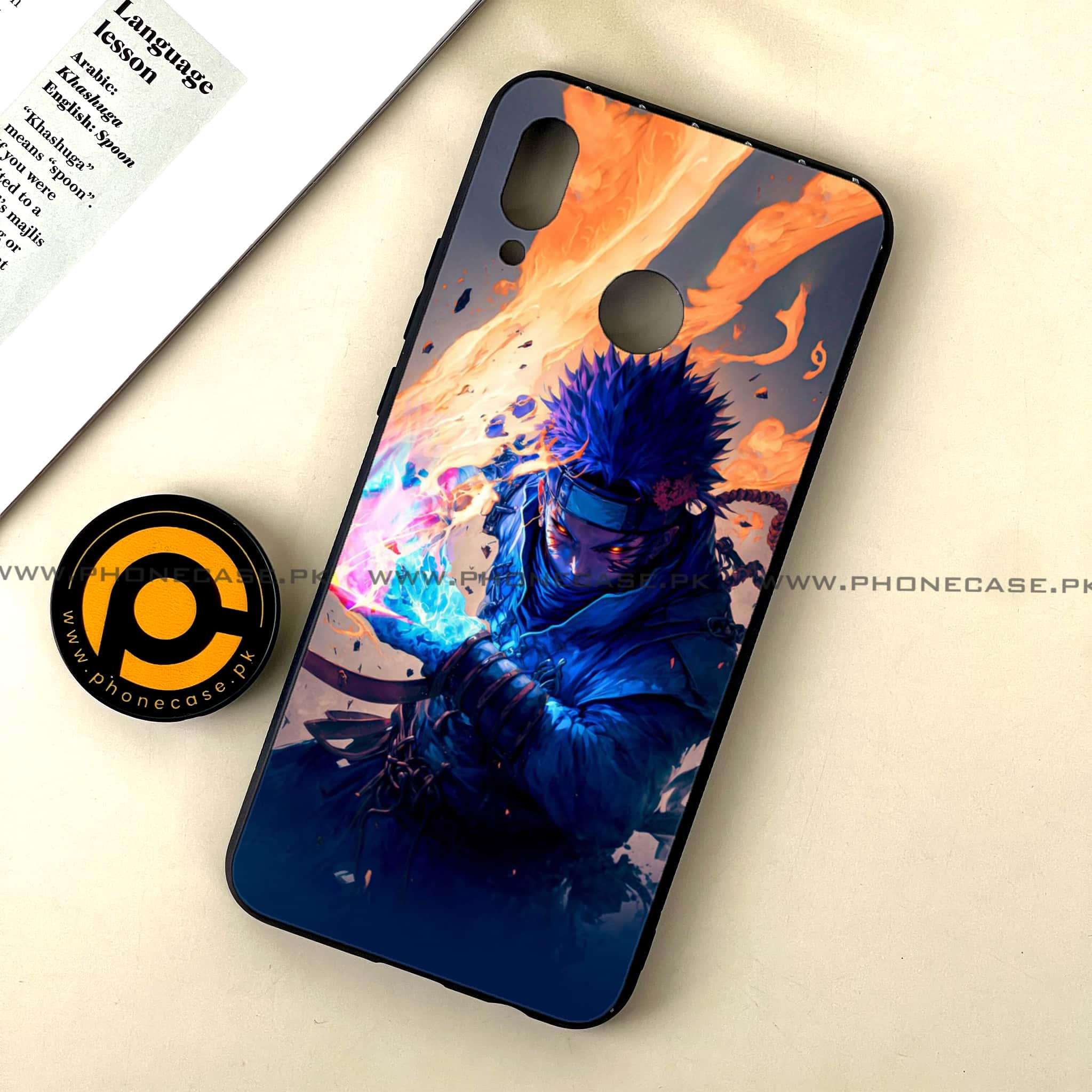 Huawei Nova 3 - Anime 2.0 Series - Premium Printed Glass soft Bumper shock Proof Case