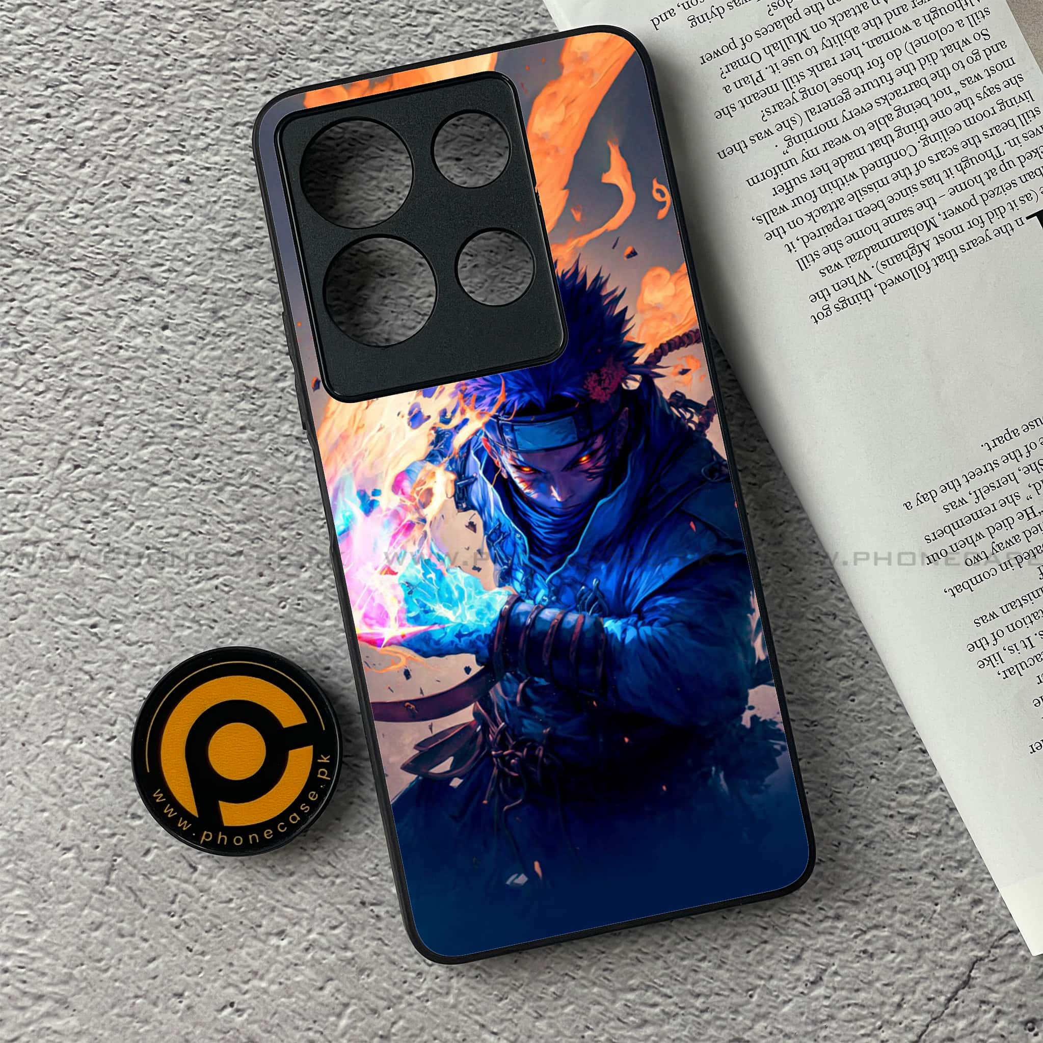 Infinix Note 30 - Anime 2.0 Series - Premium Printed Glass soft Bumper shock Proof Case