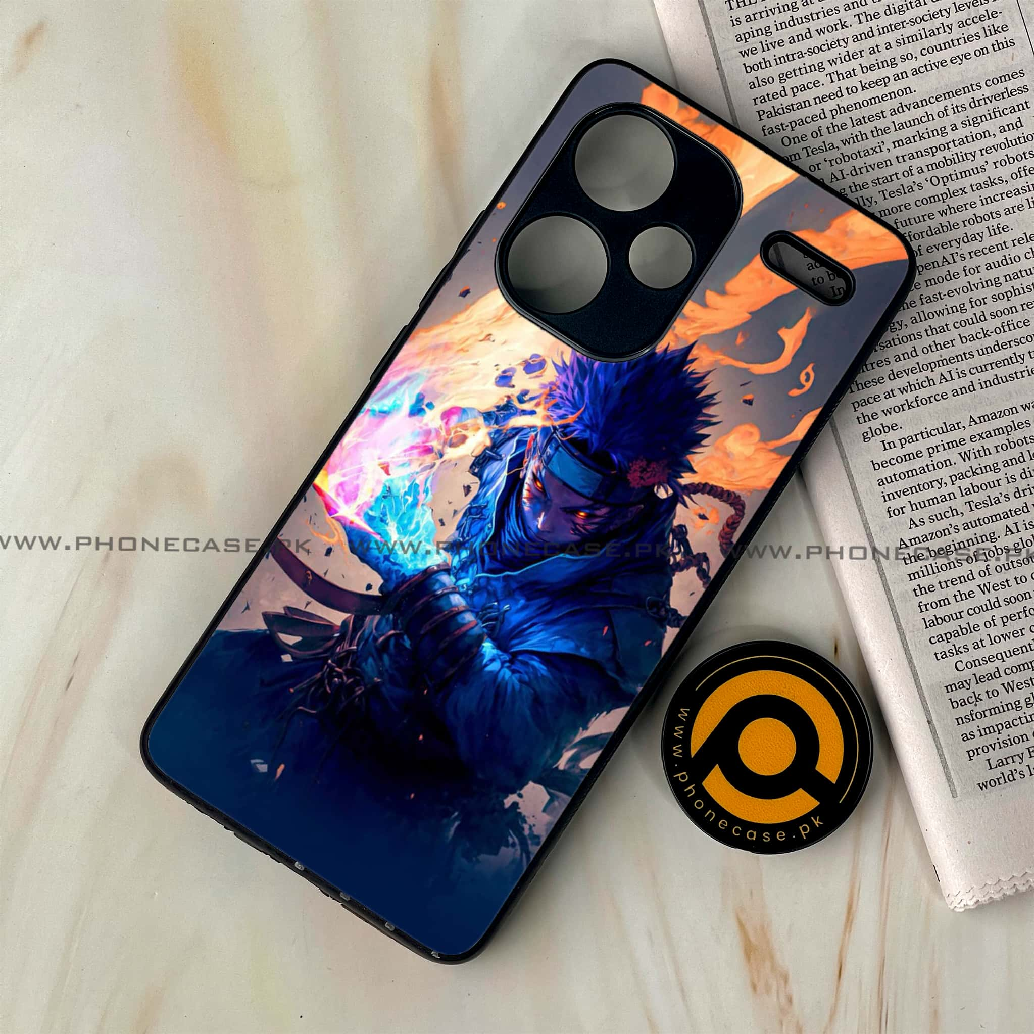 Redmi Note 13 Pro Plus 5G - Anime 2.0 Series - Premium Printed Glass soft Bumper shock Proof Case