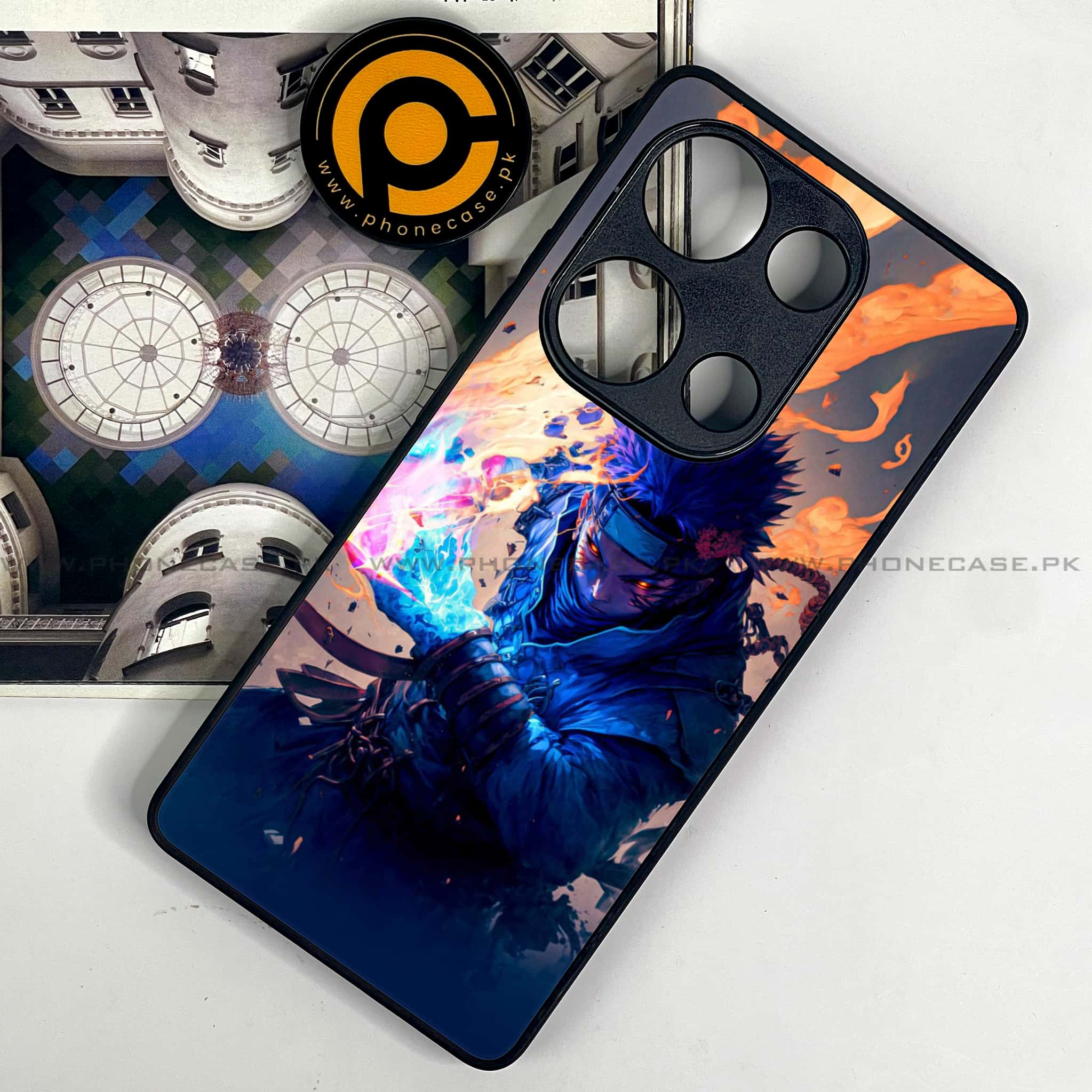 Redmi Note 13 Pro 4G - Anime 2.0 Series - Premium Metal Printed soft Bumper shock Proof Case