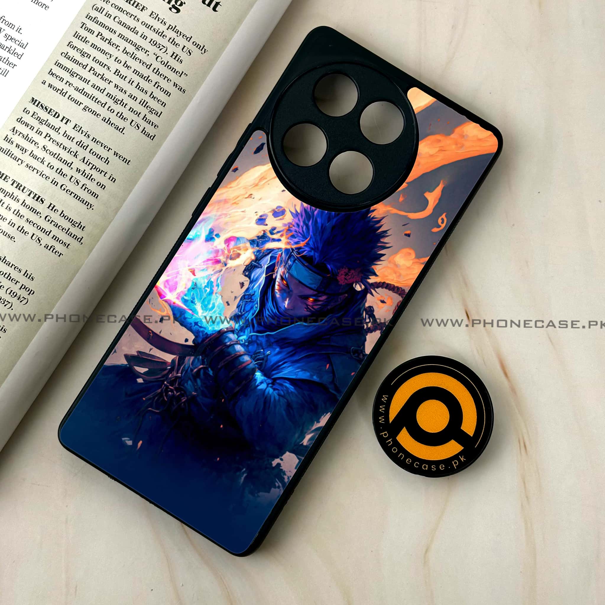 Tecno Camon 30s - Anime 2.0 Series - Premium Metal Printed soft Bumper shock Proof Case
