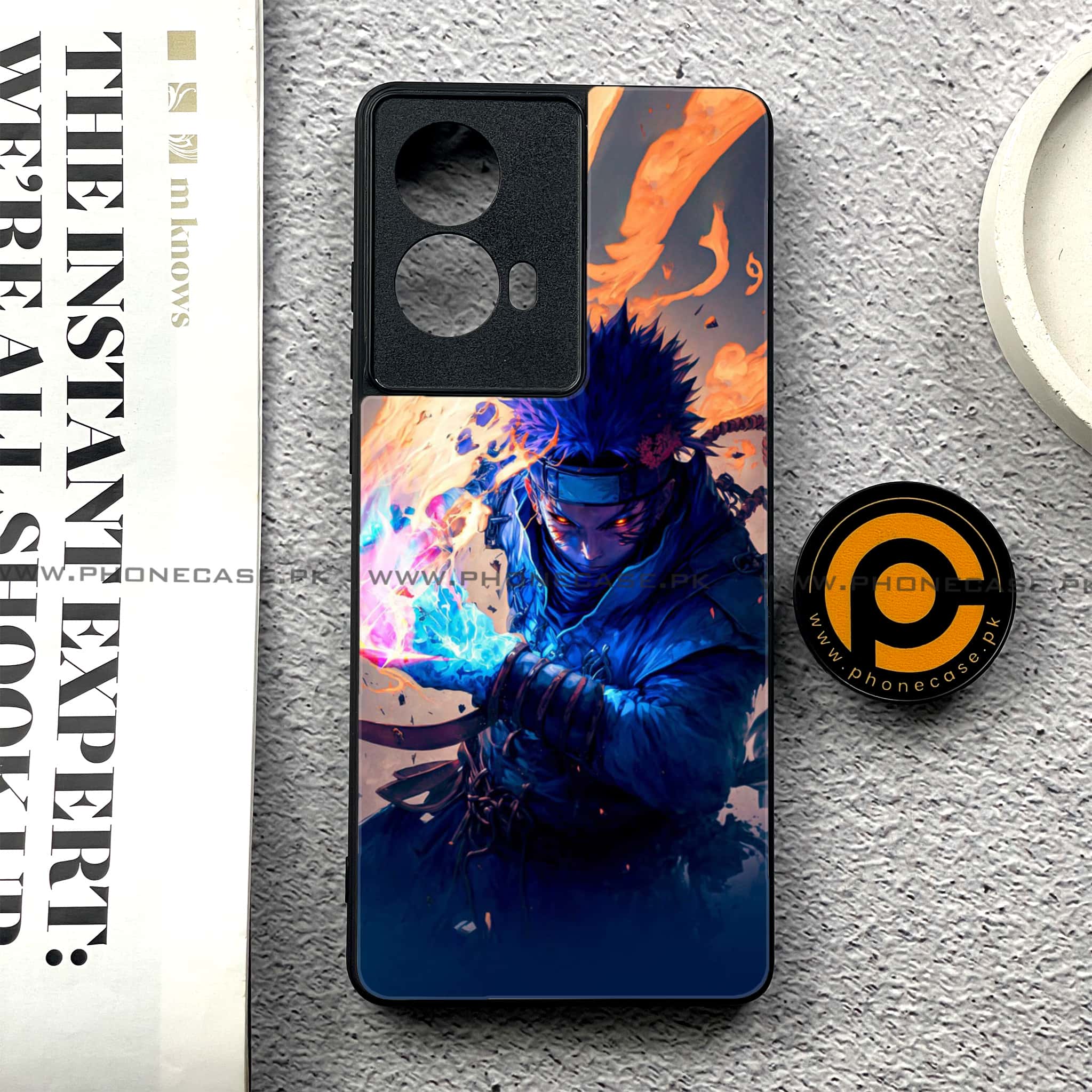 Moto G85 - Anime 2.0 Series - Premium Printed Glass soft Bumper shock Proof Case