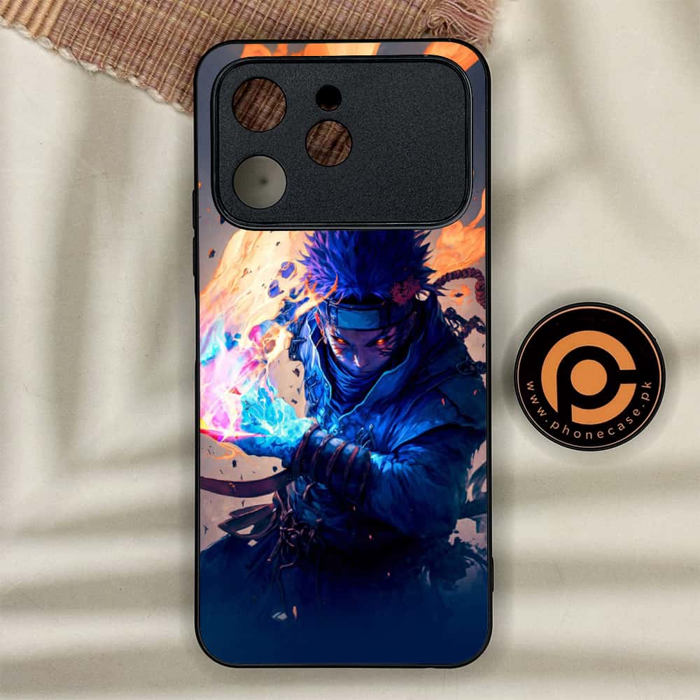 Tecno Spark 40 - Anime 2.0 Series - Premium Metal Printed soft Bumper shock Proof Case