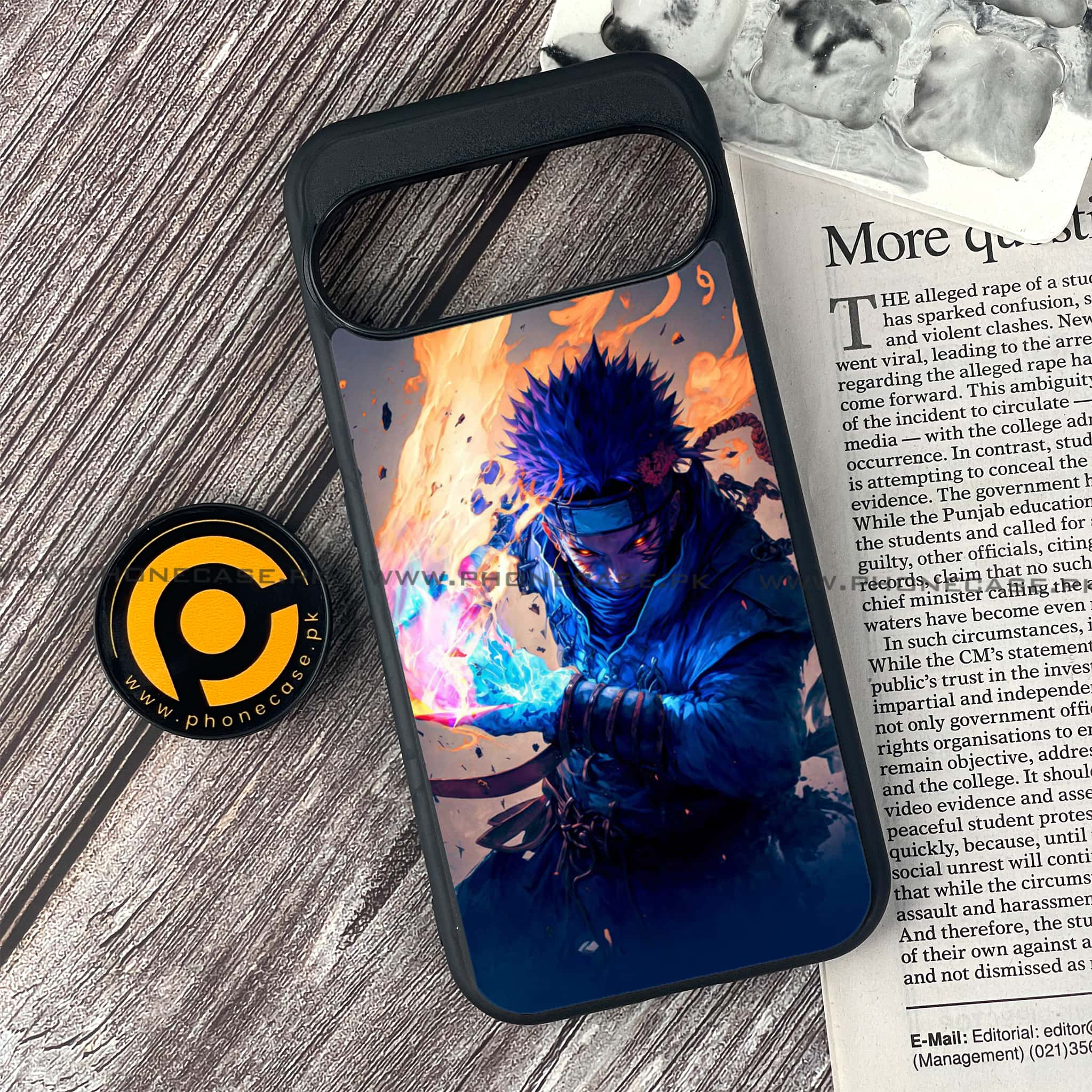 Google Pixel 9 Pro - Anime 2.0 Series - Premium Printed Glass soft Bumper shock Proof Case