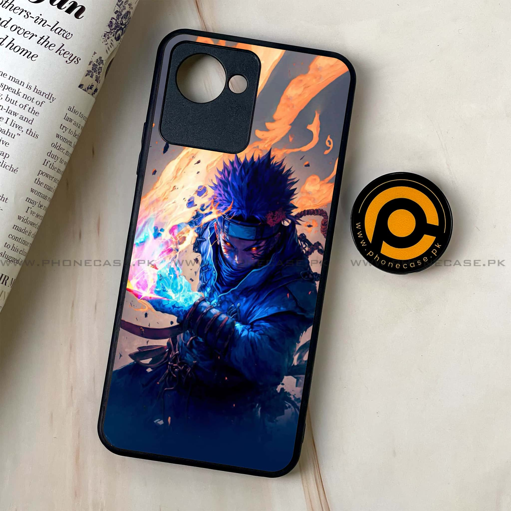 Realme C30 - Anime 2.0 Series - Premium Printed Glass soft Bumper shock Proof Case