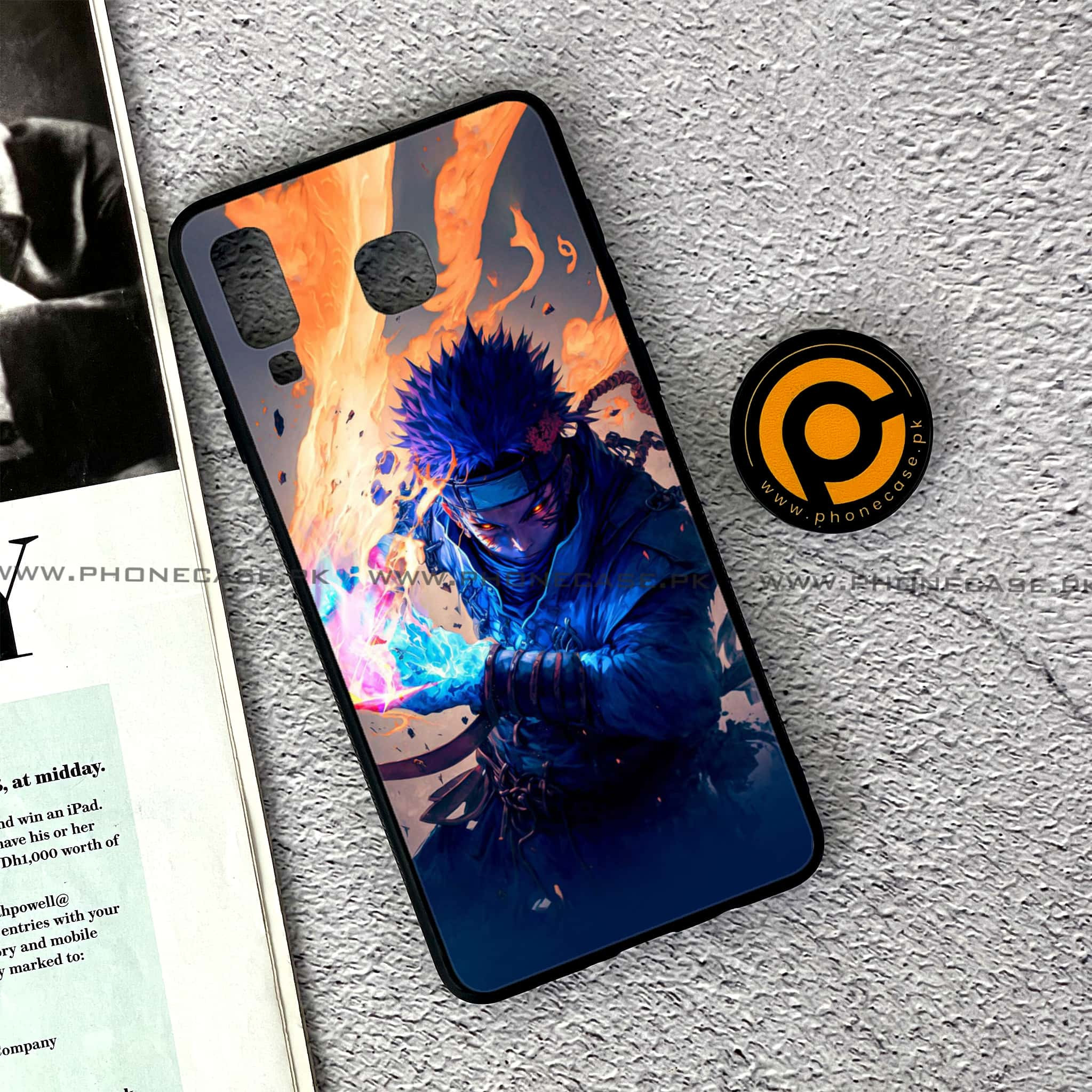 Samsung Galaxy A8 Star(A9 Star) - Anime 2.0 Series - Premium Printed Glass soft Bumper shock Proof Case