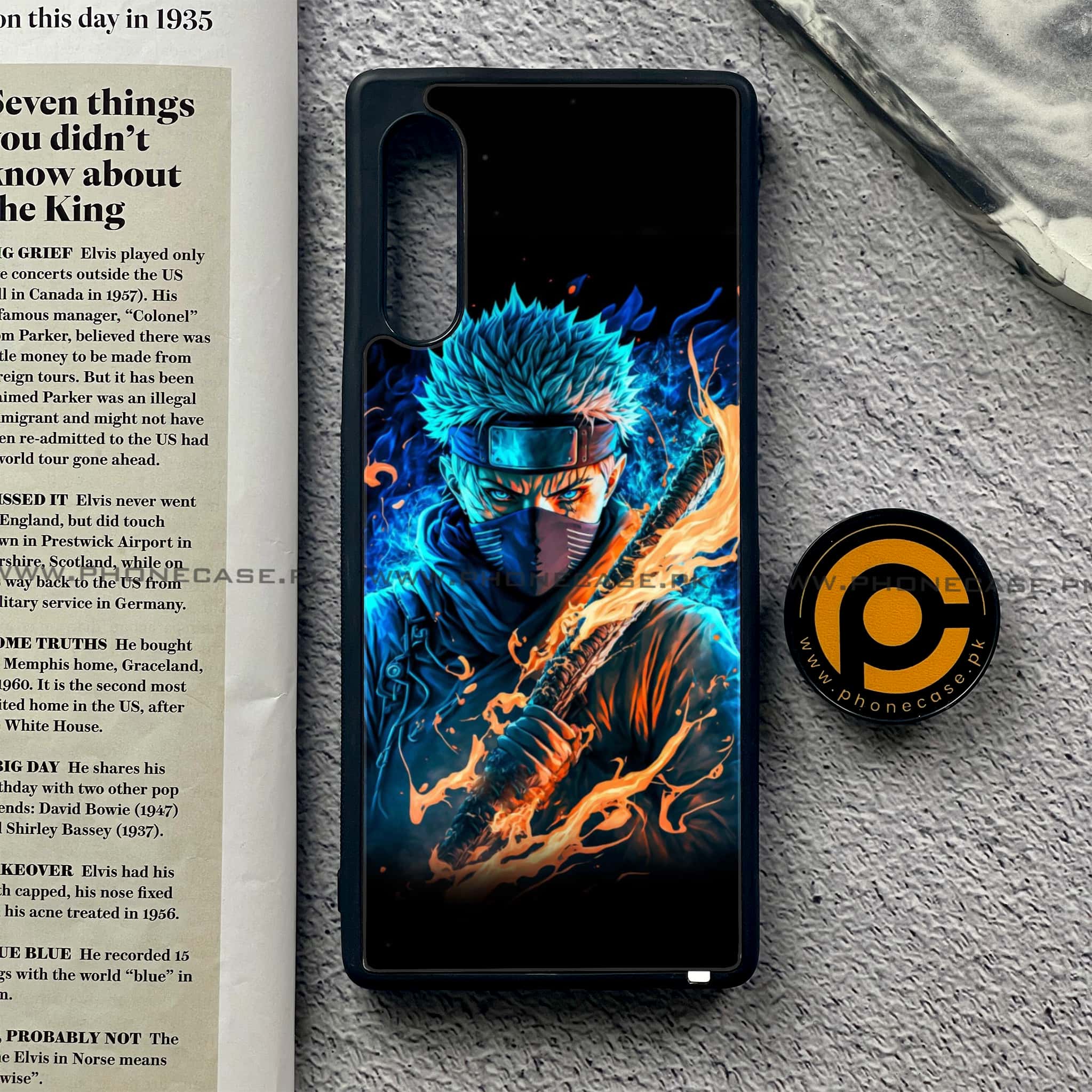 LG Velvet - Anime 2.0 Series - Premium Printed Glass soft Bumper shock Proof Case