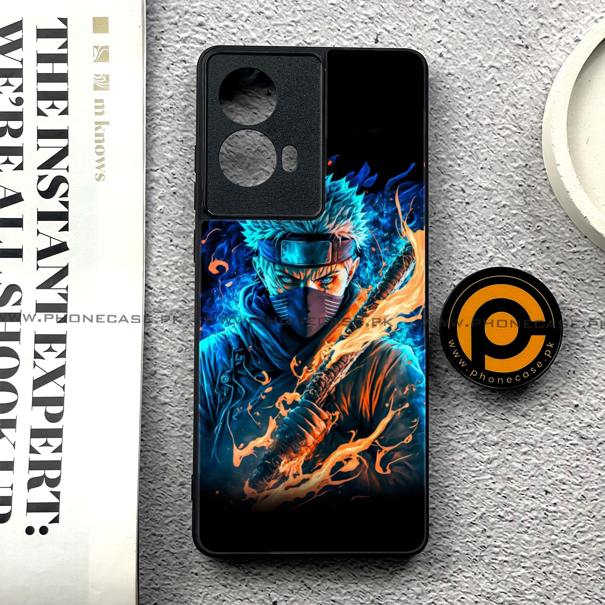 Moto G85 - Anime 2.0 Series - Premium Printed Glass soft Bumper shock Proof Case