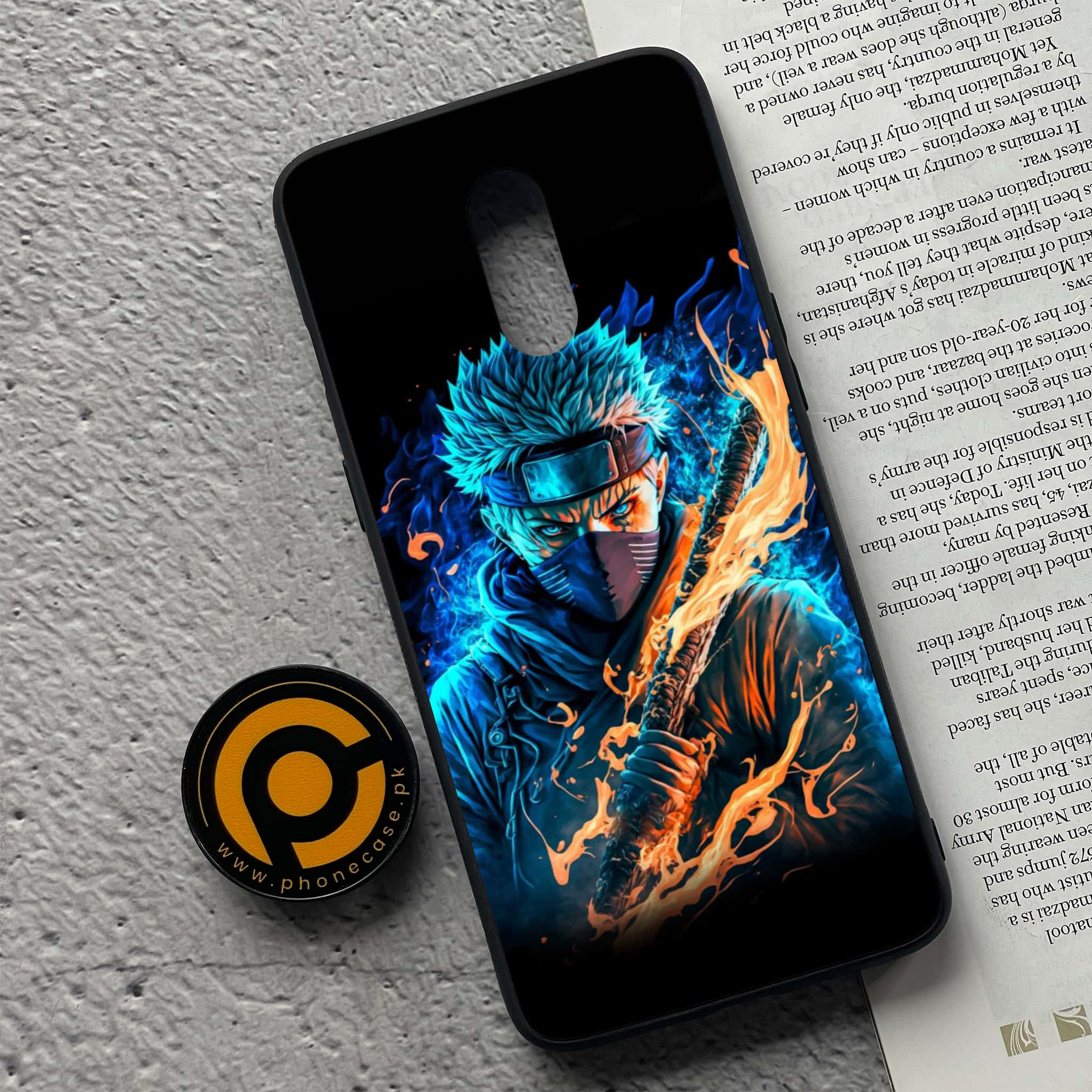 OnePlus 7 - Anime 2.0 Series - Premium Printed Glass soft Bumper shock Proof Case