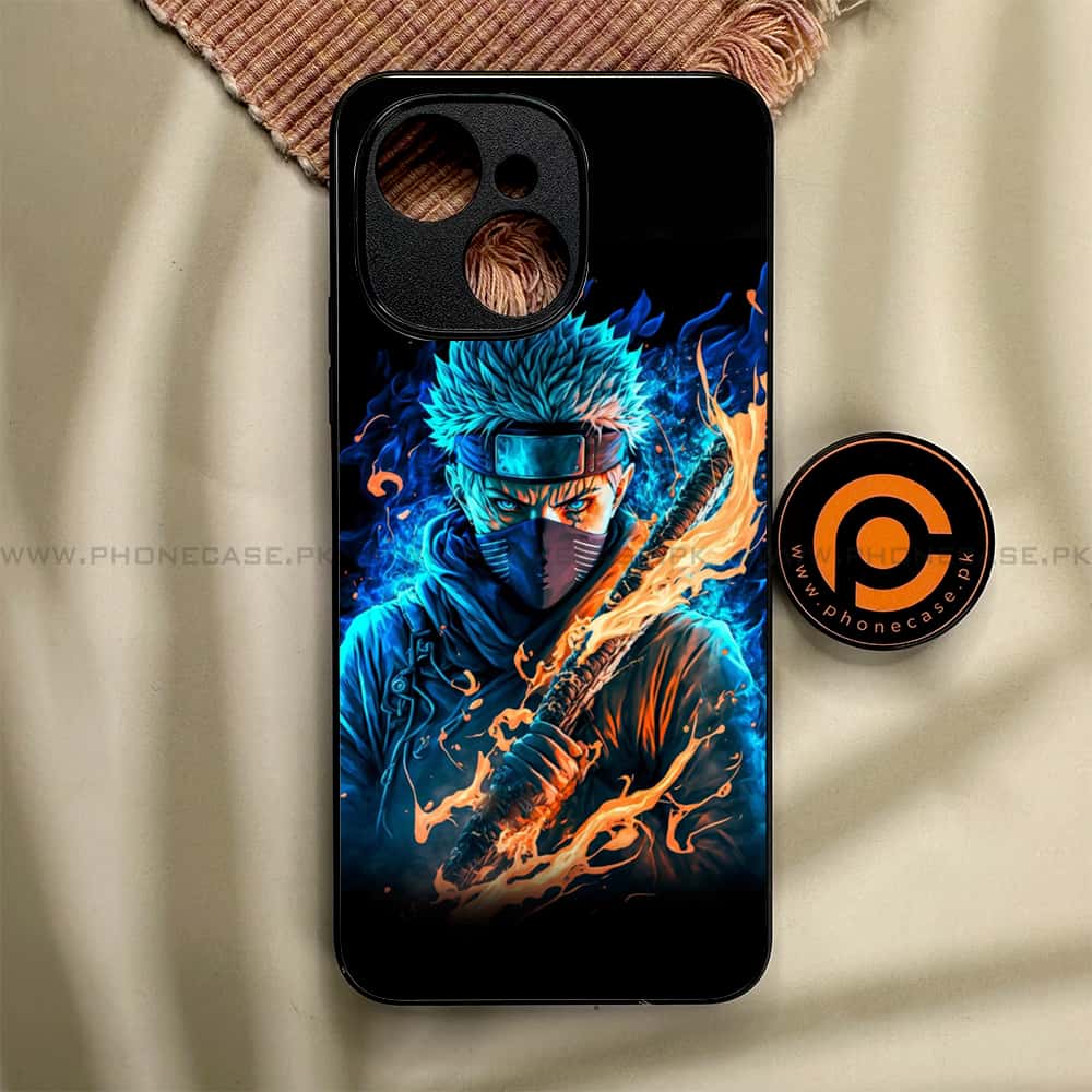 Tecno Spark 40C - Anime 2.0 Series - Premium Metal Printed soft Bumper shock Proof Case