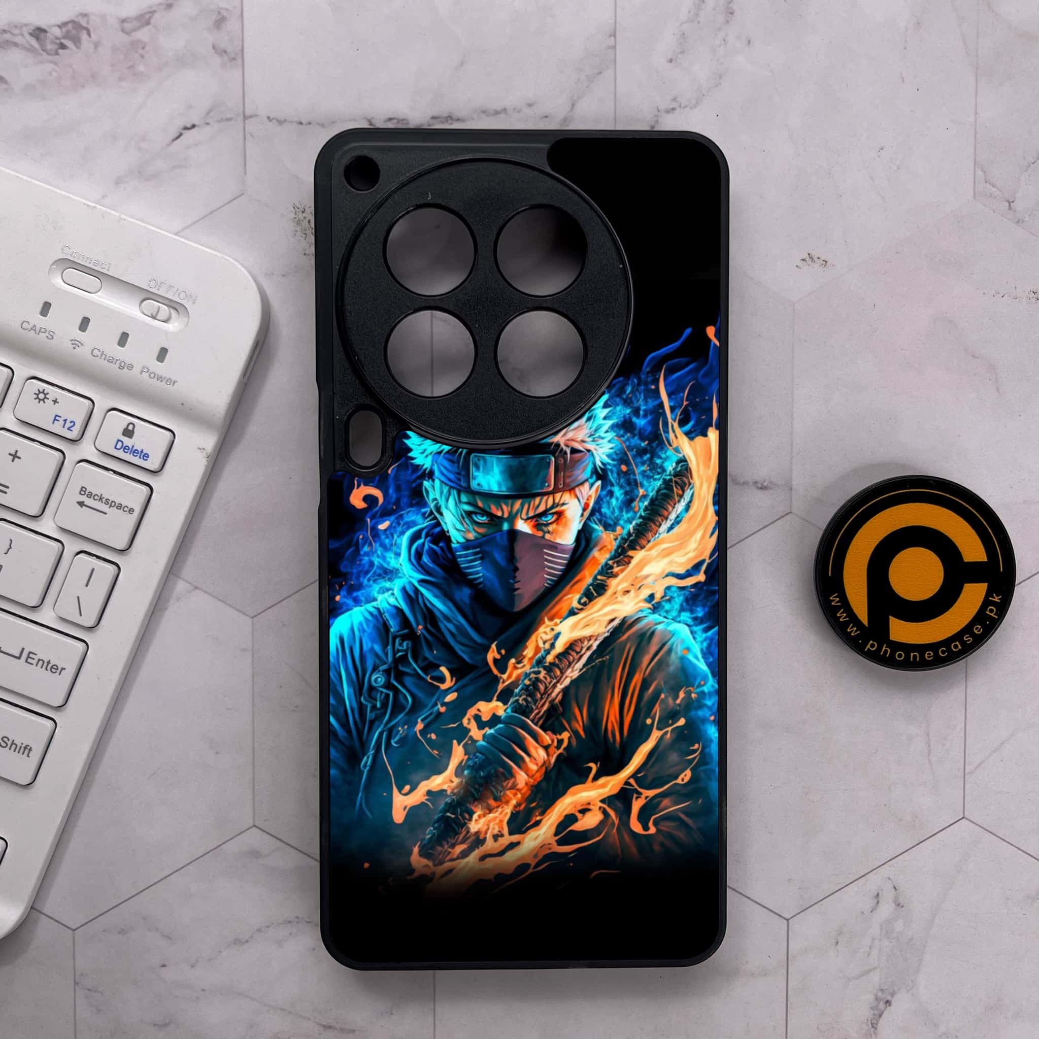 Tecno Camon 30 Premier - Anime 2.0 Series - Premium Metal Printed soft Bumper shock Proof Case