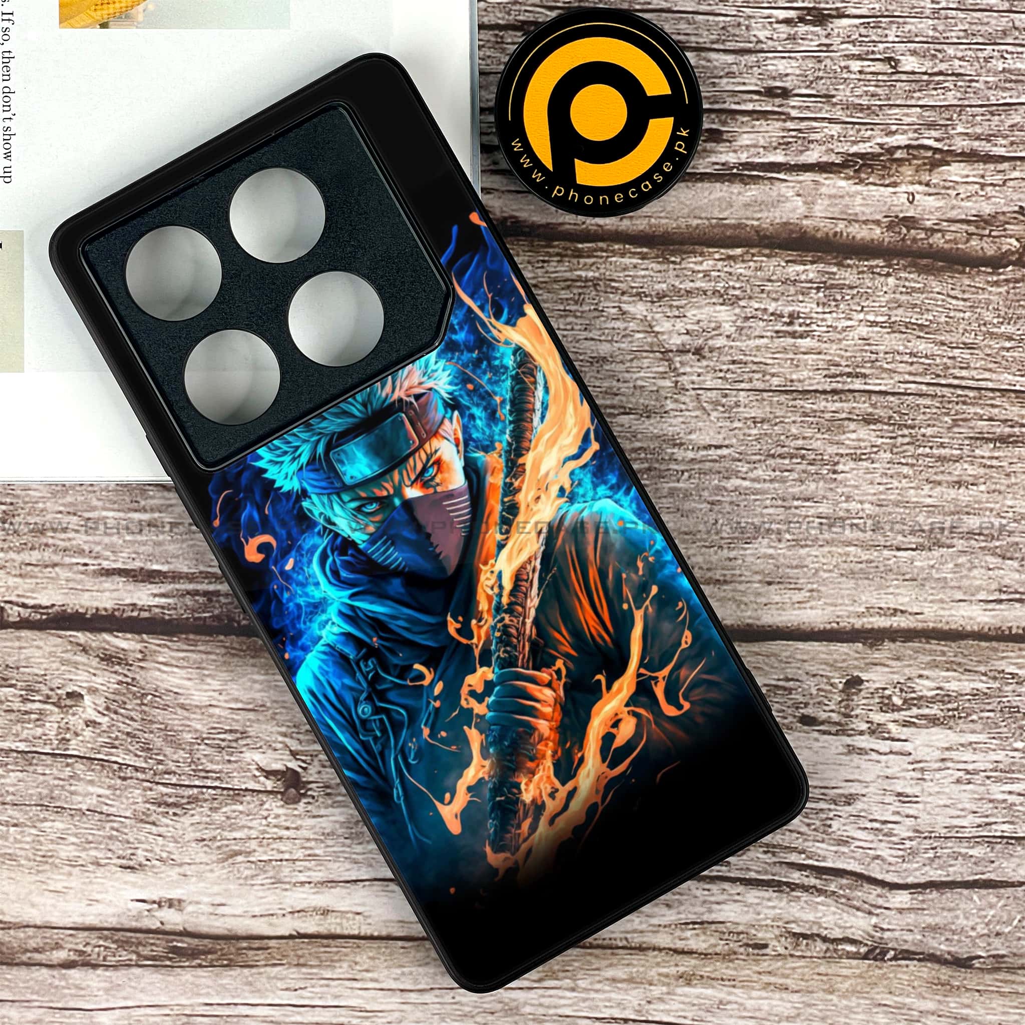 Infinix GT 20 Pro - Anime 2.0 Series - Premium Printed Glass soft Bumper shock Proof Case