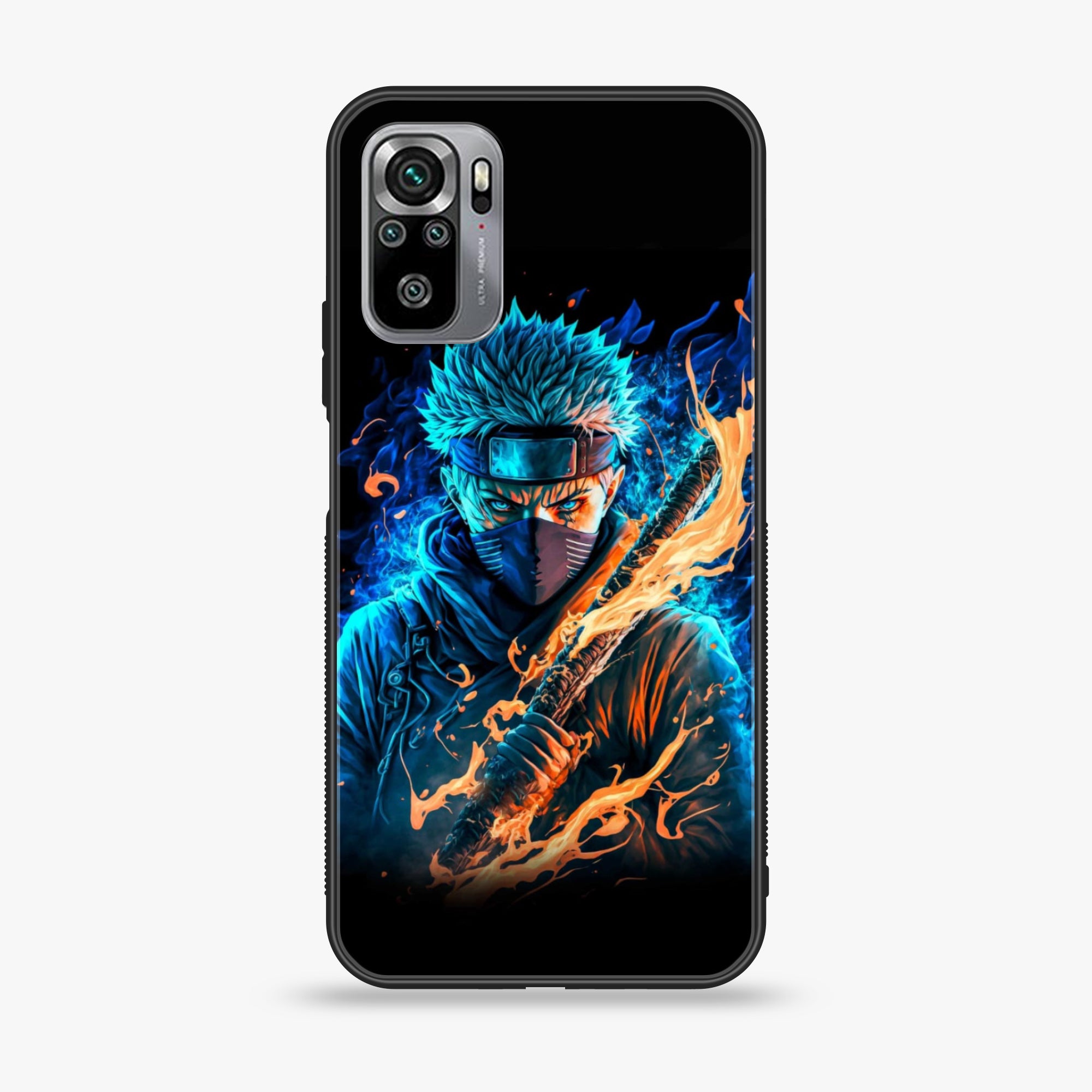 Xiaomi Redmi Note 10S- Anime 2.0 Series - Premium Printed Glass soft Bumper shock Proof Case