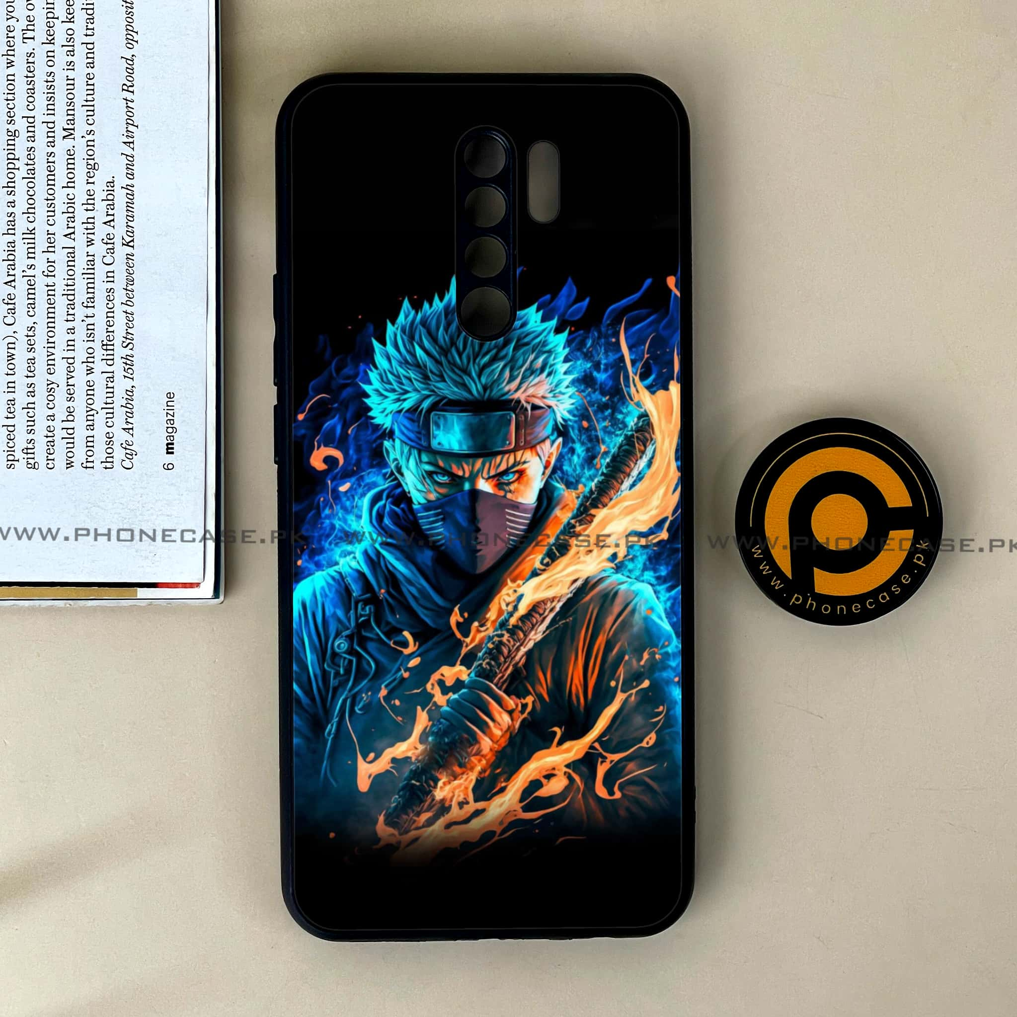 Xiaomi Redmi 9 - Anime 2.0 Series - Premium Printed Glass soft Bumper shock Proof Case