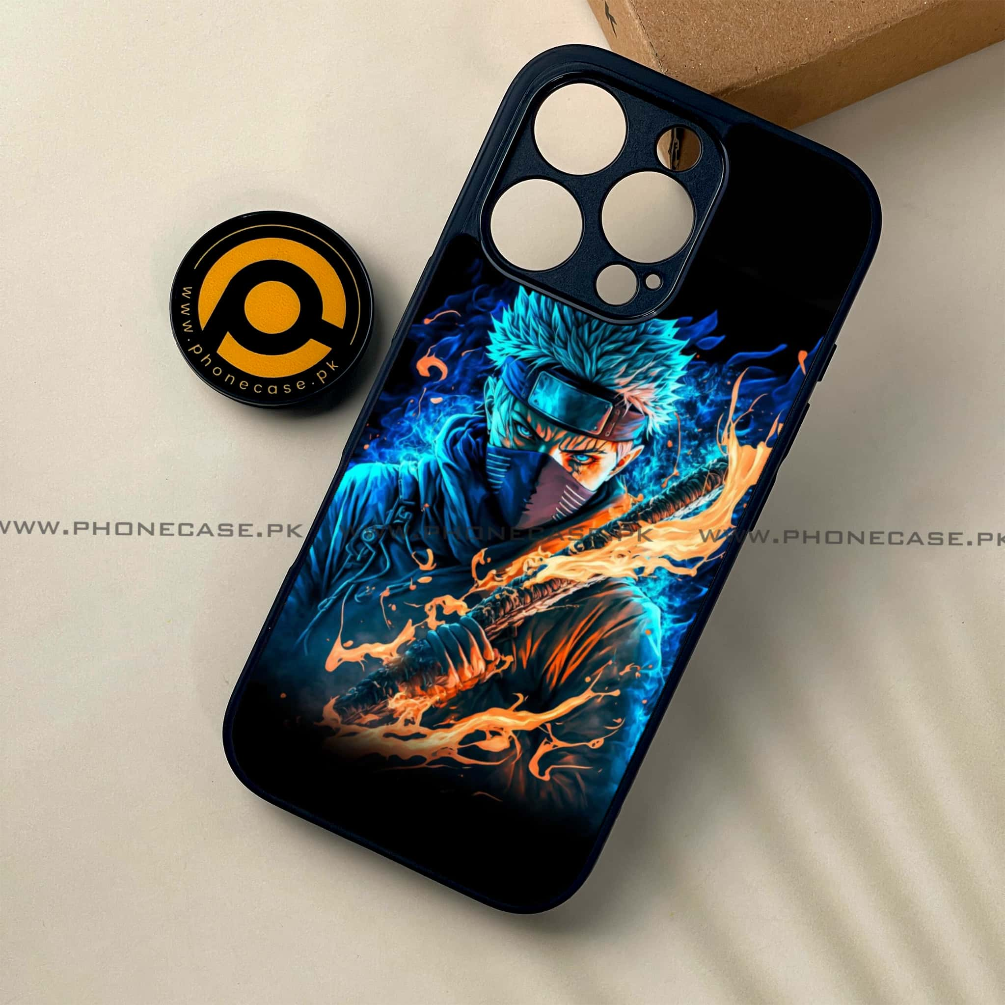 iPhone 16 Pro - Anime 2.0 Series - Premium Printed Glass soft Bumper shock Proof Case