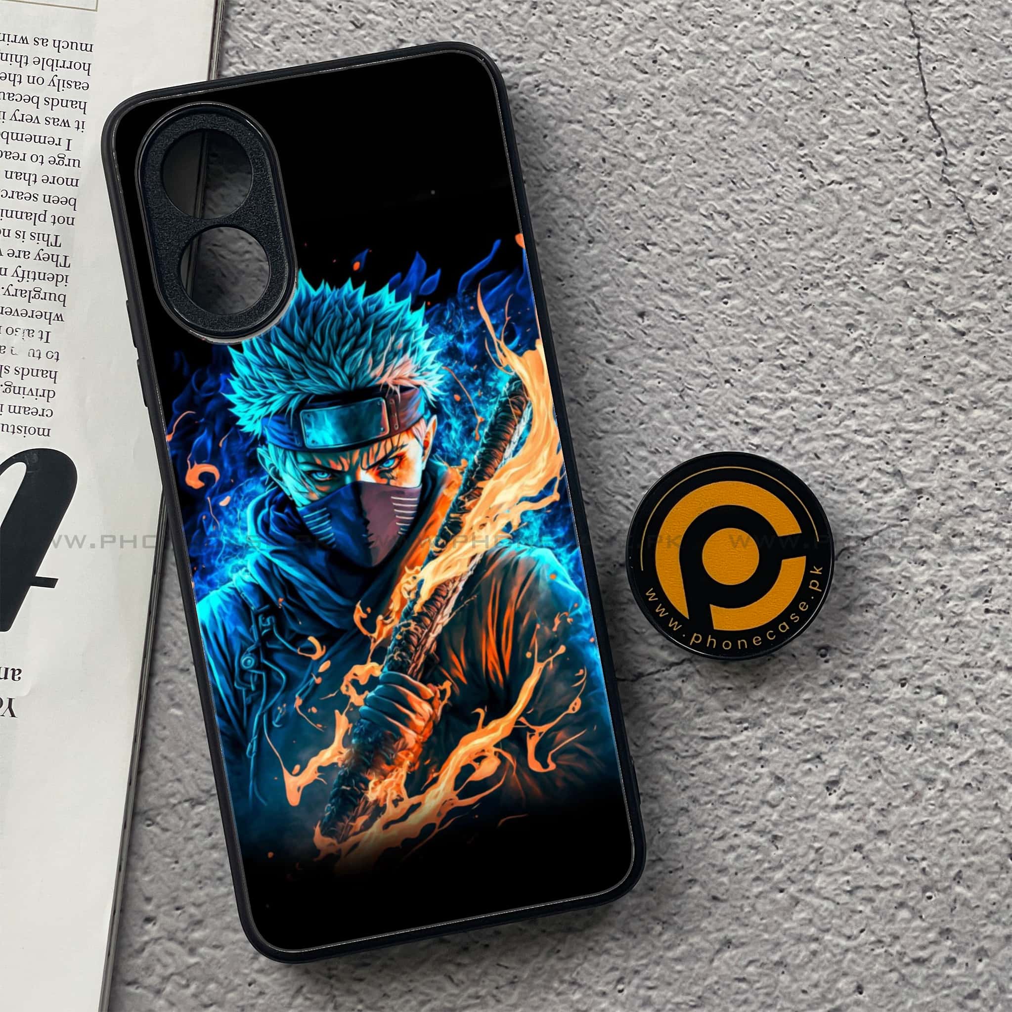Oppo A18 4G - Anime 2.0 Series - Premium Printed Glass soft Bumper shock Proof Case