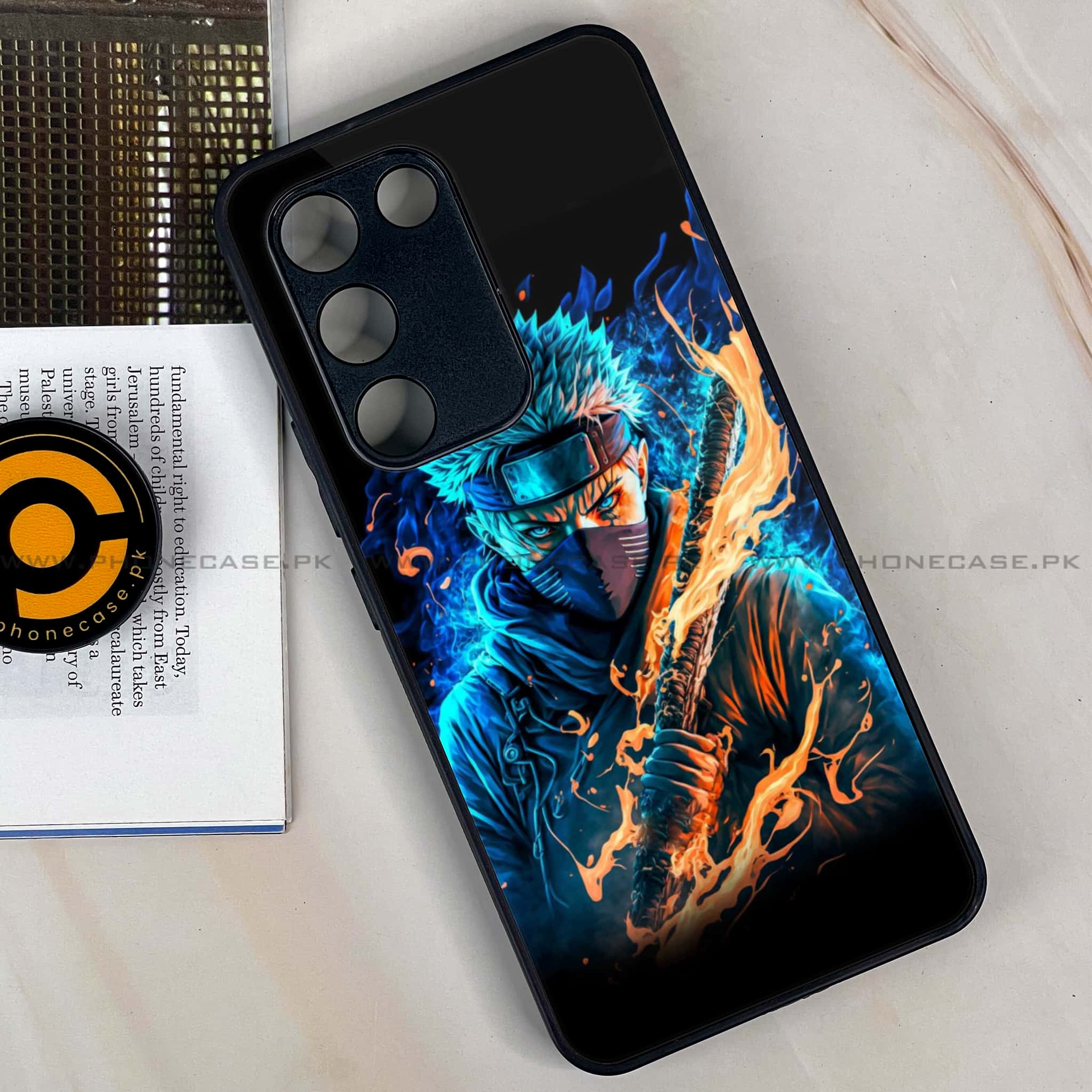 Vivo Y100 -  Anime 2.0 Series - Premium Printed Glass soft Bumper shock Proof Case