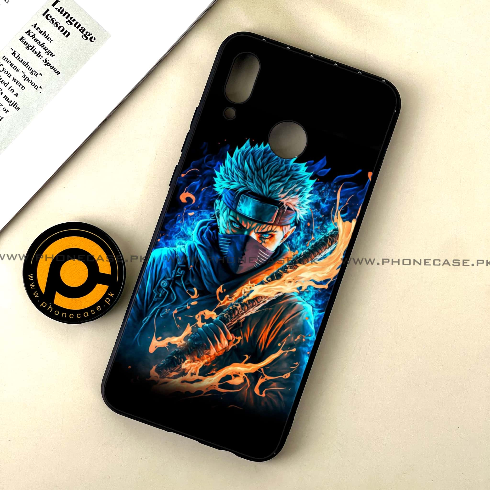 Huawei Nova 3 - Anime 2.0 Series - Premium Printed Glass soft Bumper shock Proof Case