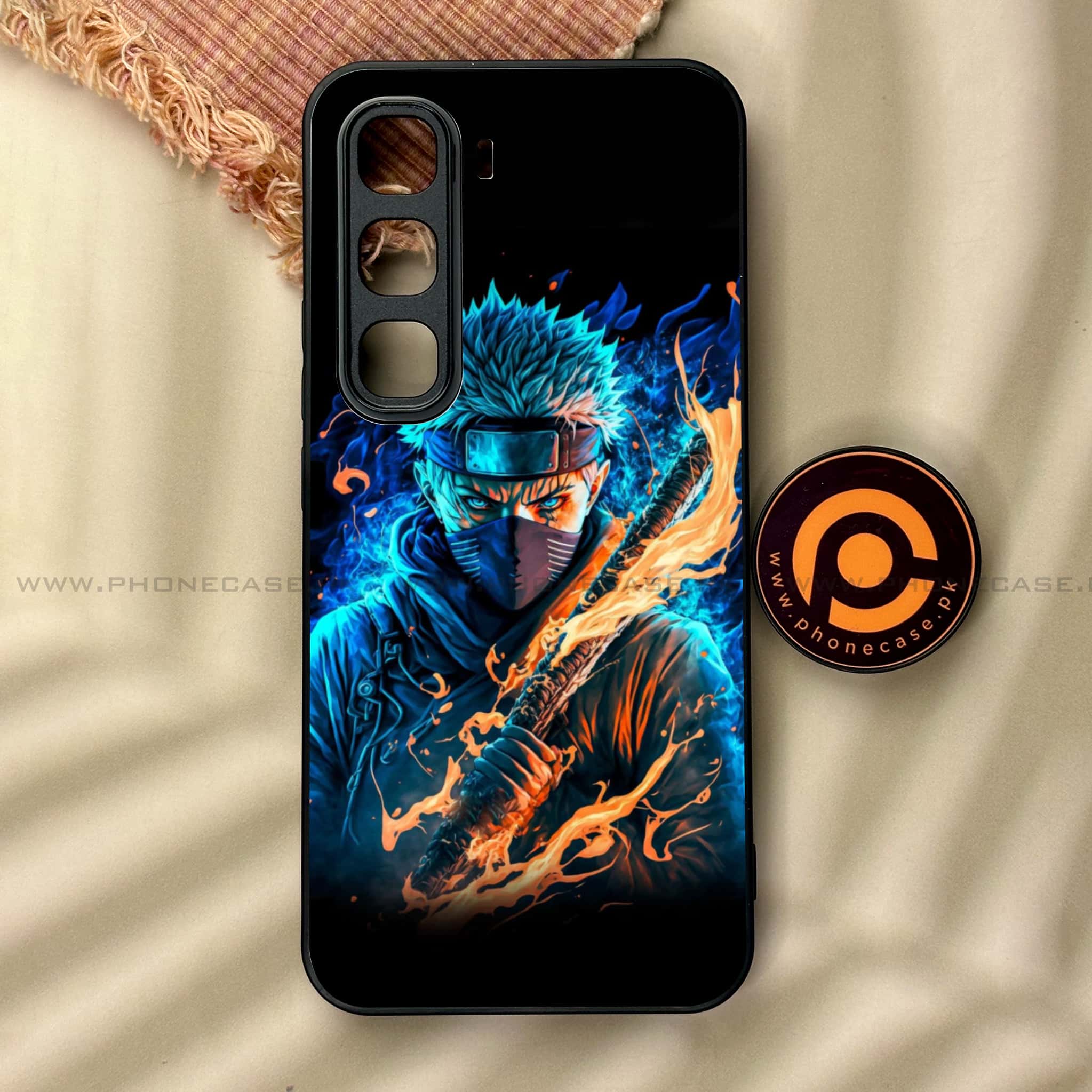 Infinix Hot 60 Pro - Anime 2.0 Series - Premium Metal Printed soft Bumper shock Proof Case