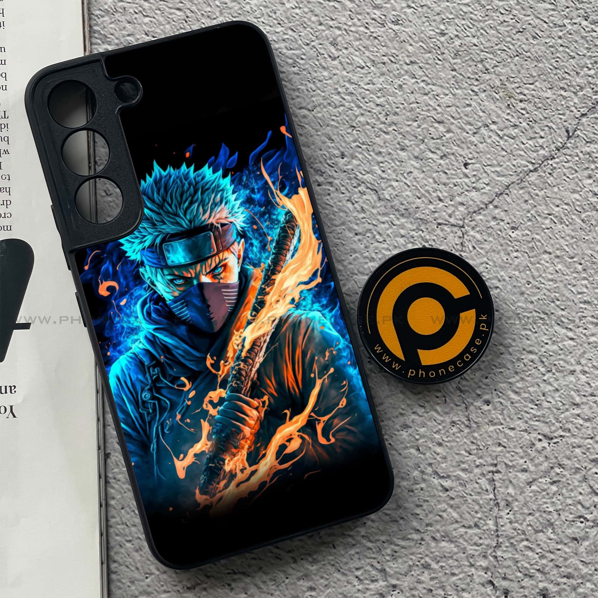 Samsung Galaxy S22 - Anime 2.0  Series - Premium Metal Printed soft Bumper shock Proof Case