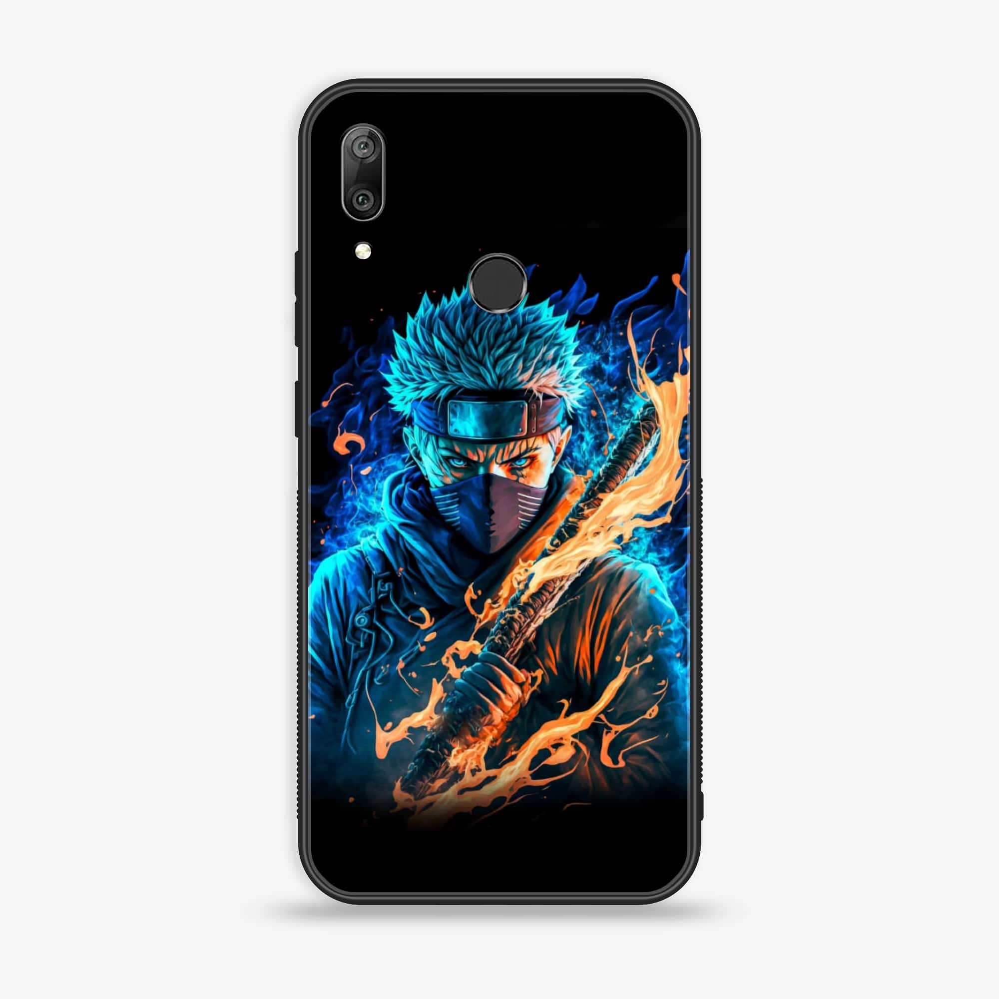 Huawei Y7 Prime (2019) - Anime 2.0 Series - Premium Printed Glass soft Bumper shock Proof Case