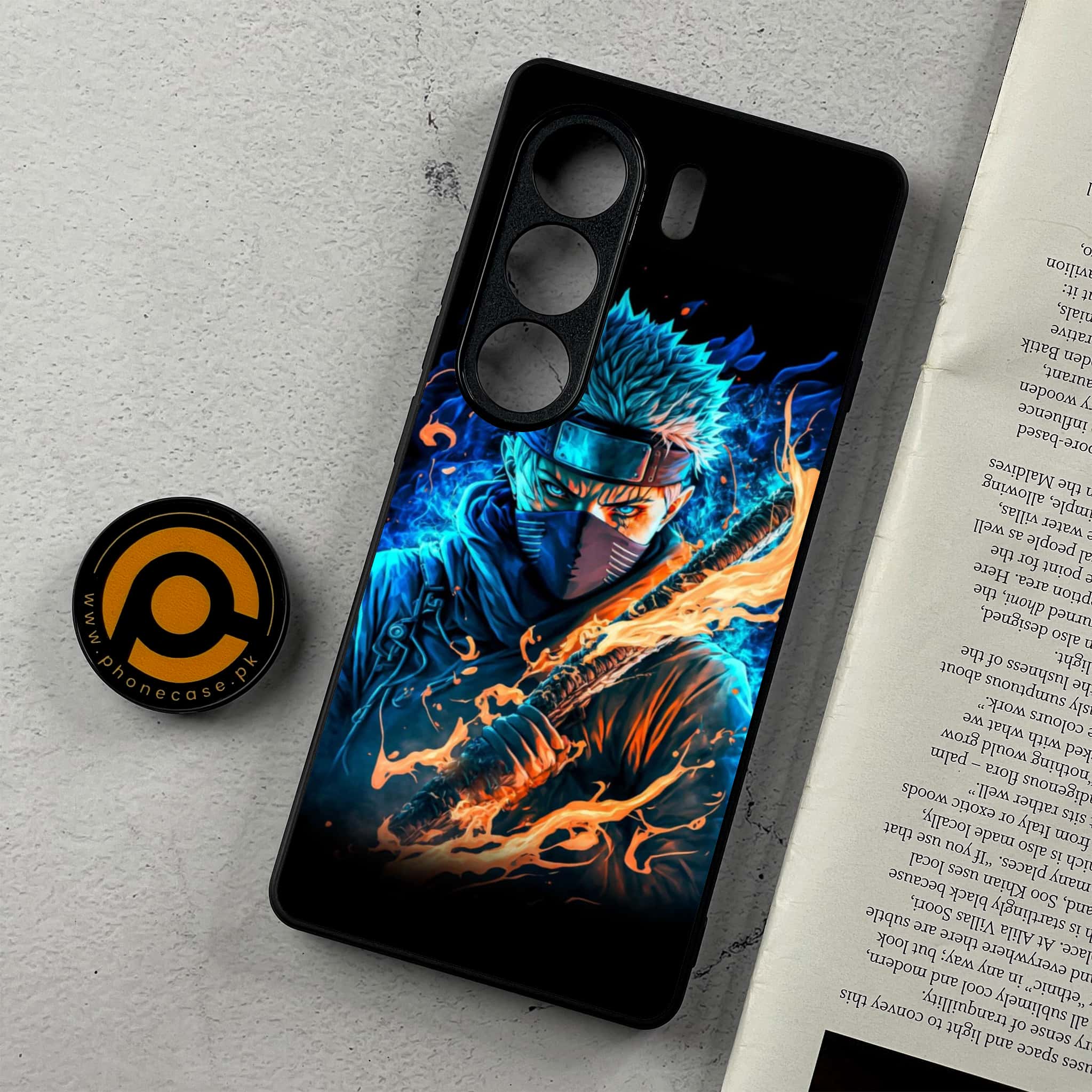 Tecno Camon 40 Pro - Anime 2.0 Series - Premium Metal Printed Soft Bumper Shockproof Case