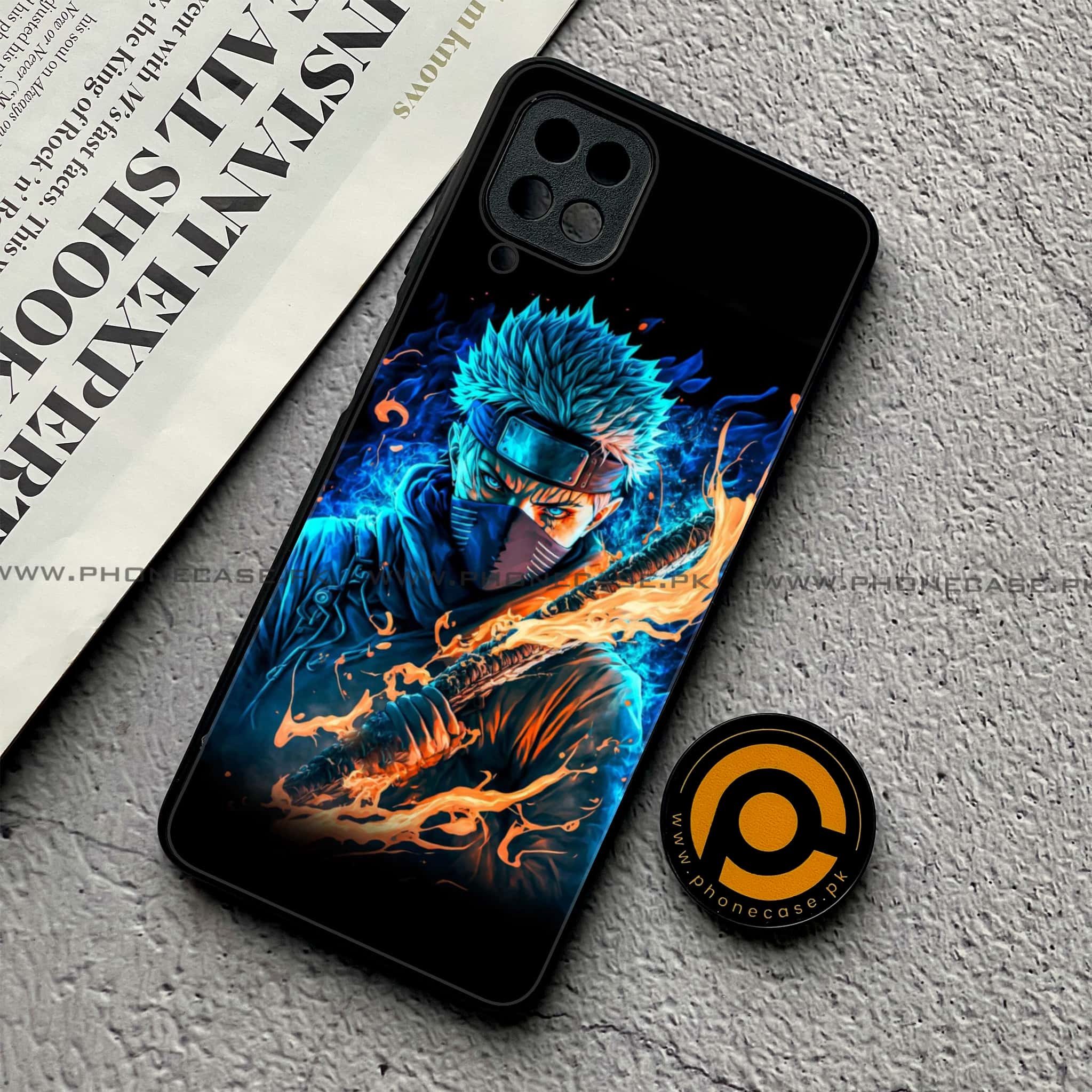 Samsung Galaxy A12 / A12 Nacho - Anime 2.0 Series - Premium Printed Glass soft Bumper shock Proof Case