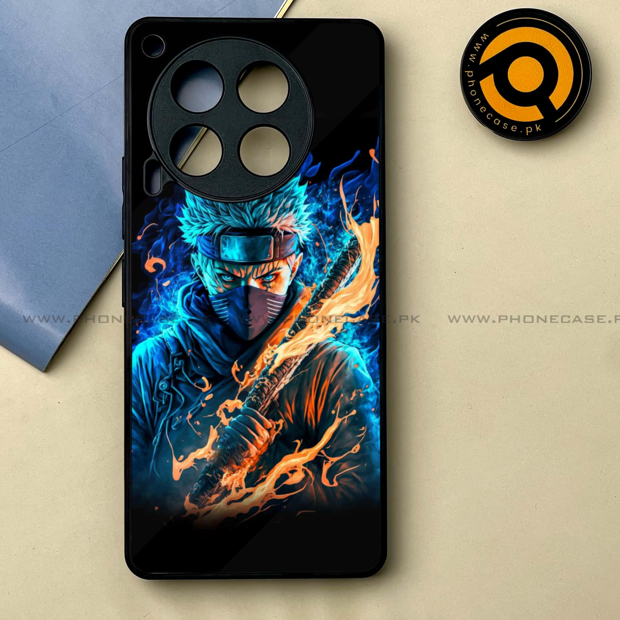 Tecno Camon 30 - Anime 2.0 Series -  Premium Printed Metal soft Bumper shock Proof Case