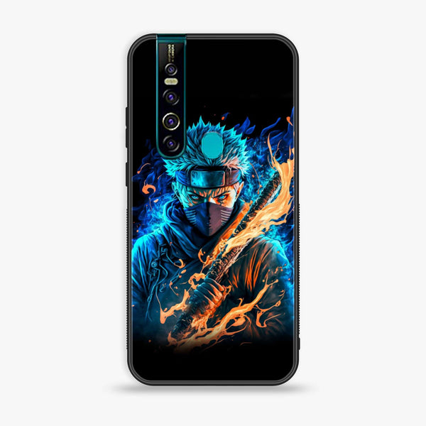 Tecno Camon 15 Pro - Anime 2.0 Design 4  - Premium Printed Glass soft Bumper shock Proof Case CS-37449