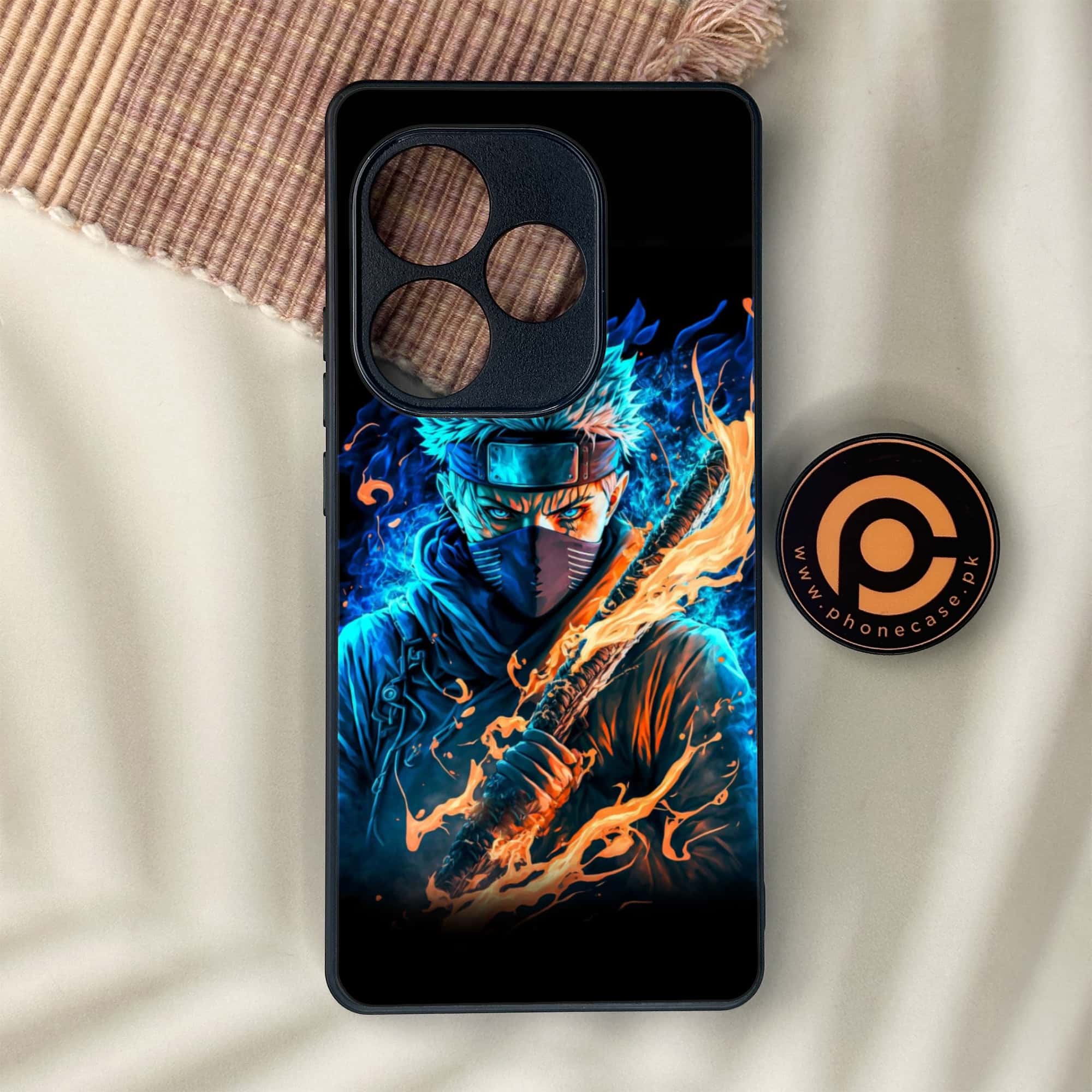 Realme GT 6 - Anime 2.0 Series - Premium Metal Printed soft Bumper shock Proof Case