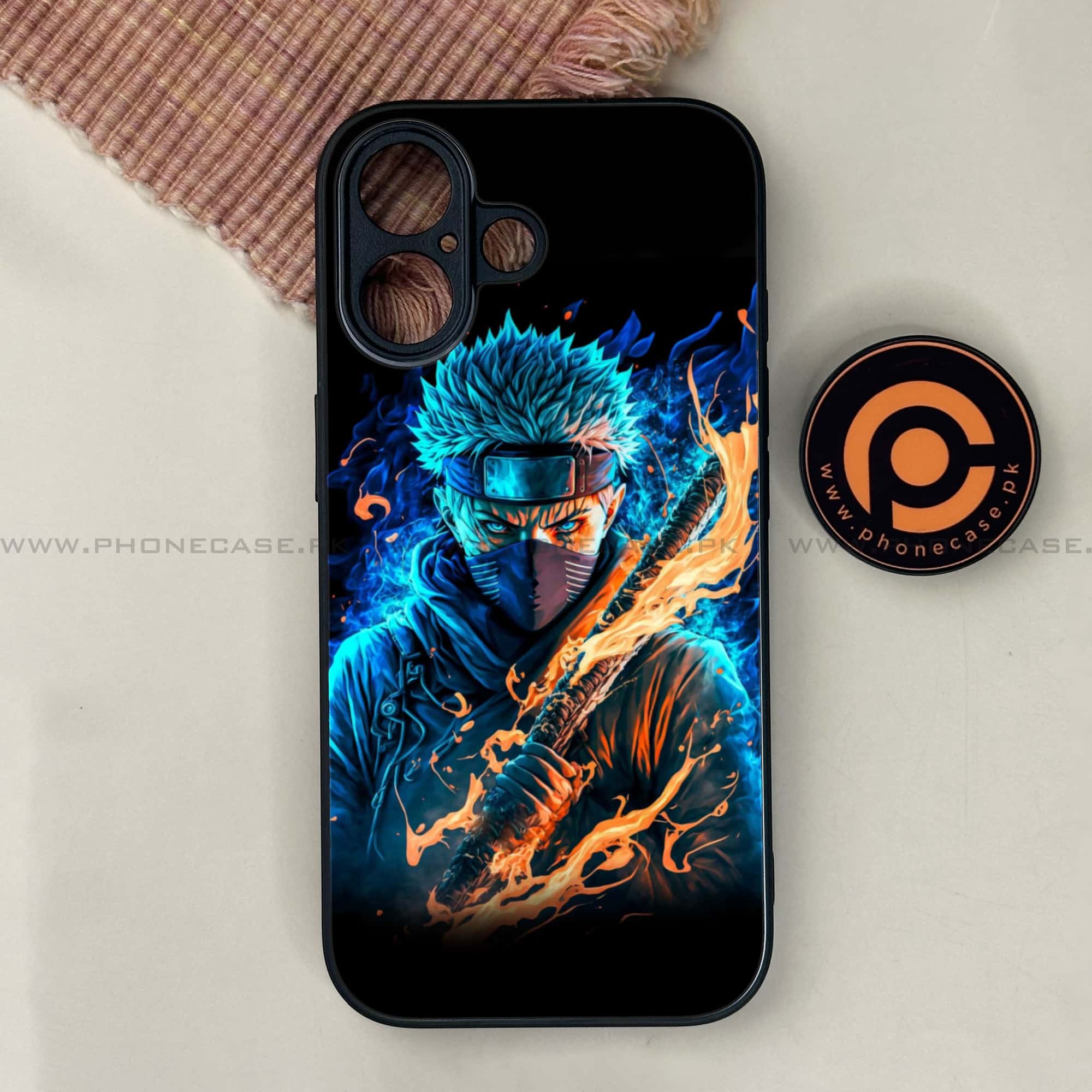 iPhone 17 - Anime 2.0 Series - Premium Printed Glass soft Bumper shock Proof Case