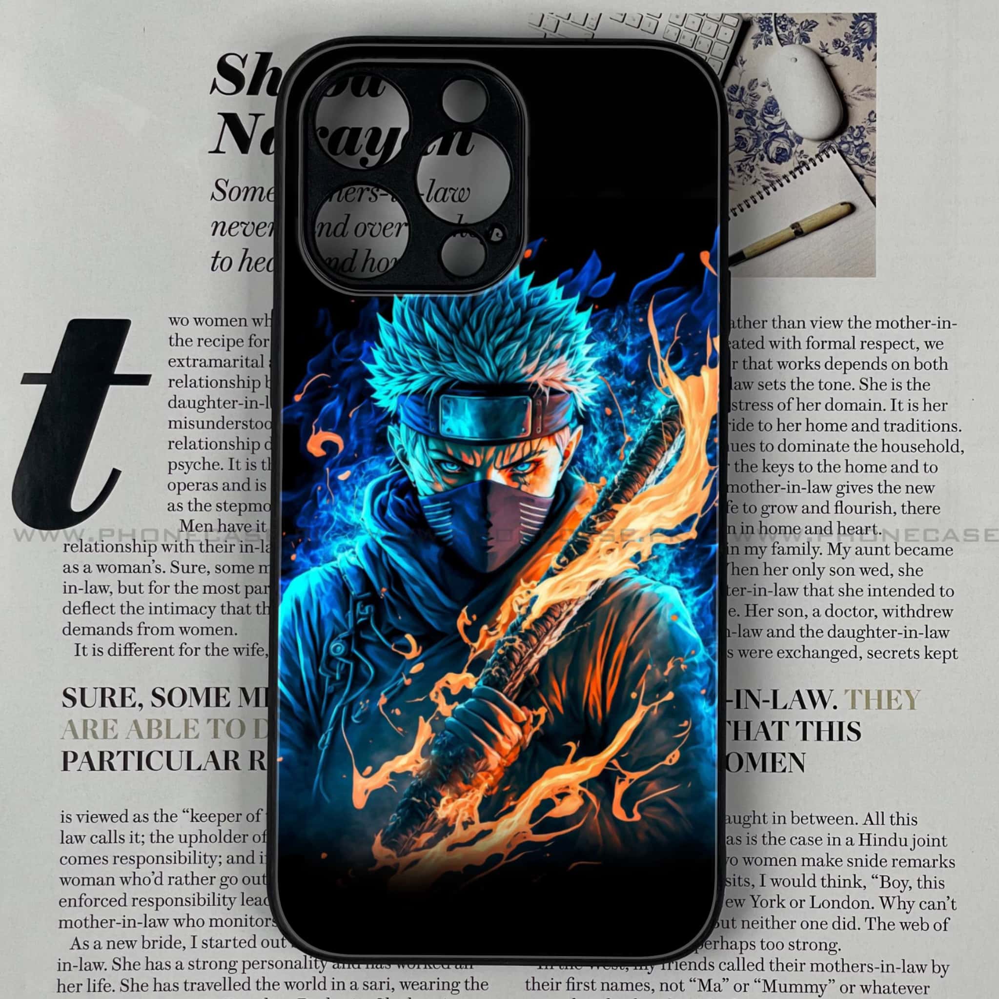 iPhone 14 Pro Max - Anime 2.0 Series - Premium Metal Printed soft Bumper shock Proof Case